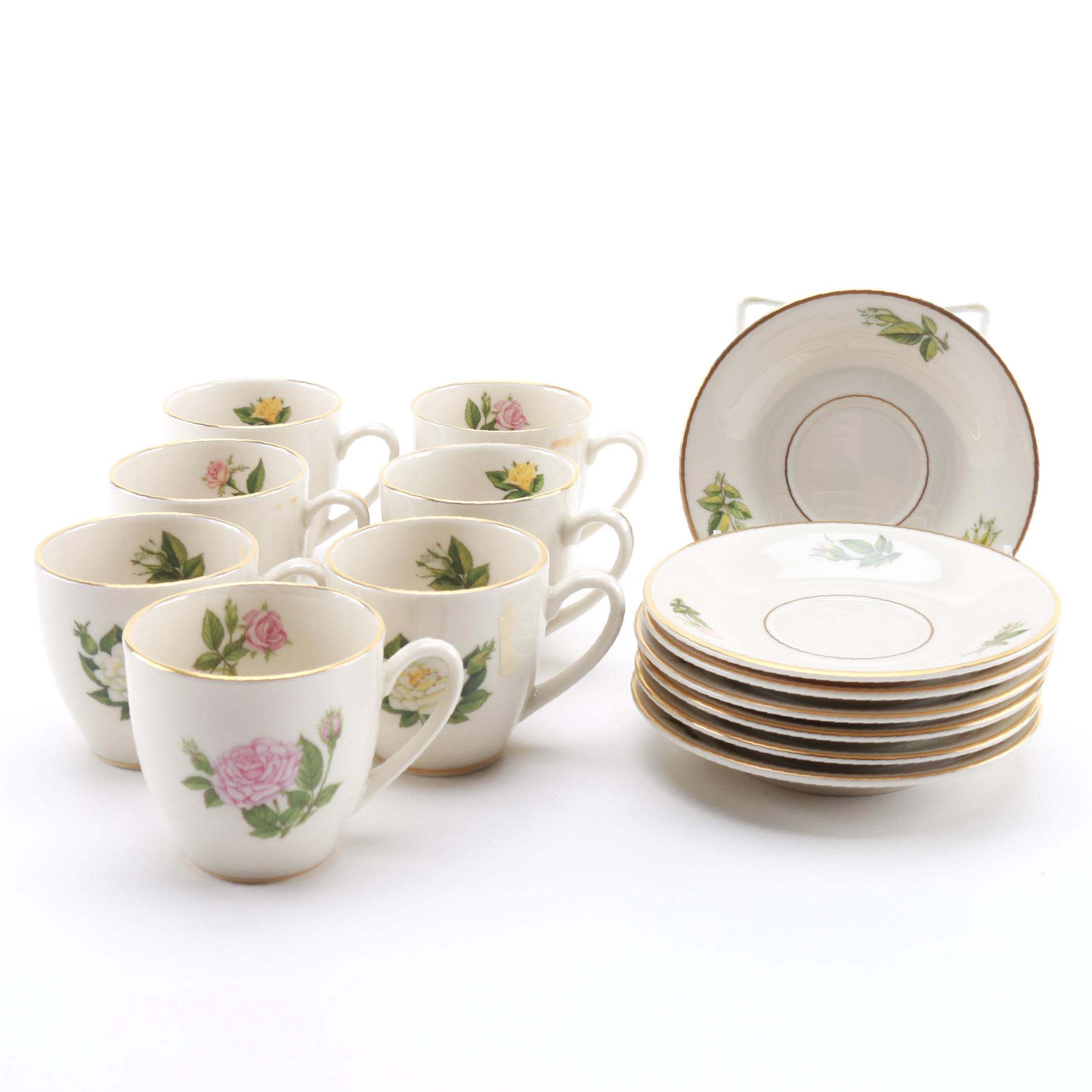 Pickard China Teacups and Saucers