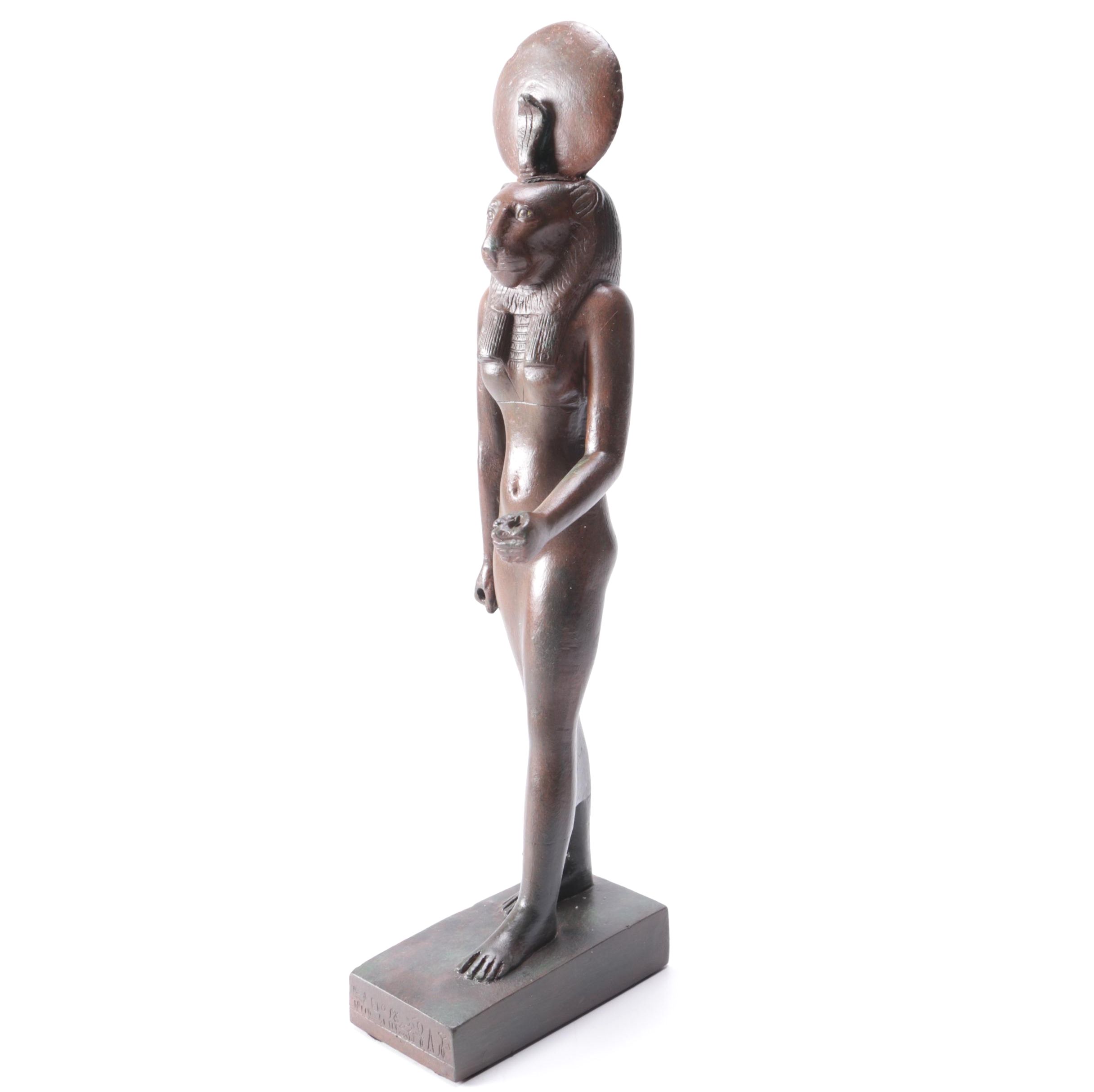 Metropolitan Museum of Art Reproduction Egyptian Lion Goddess