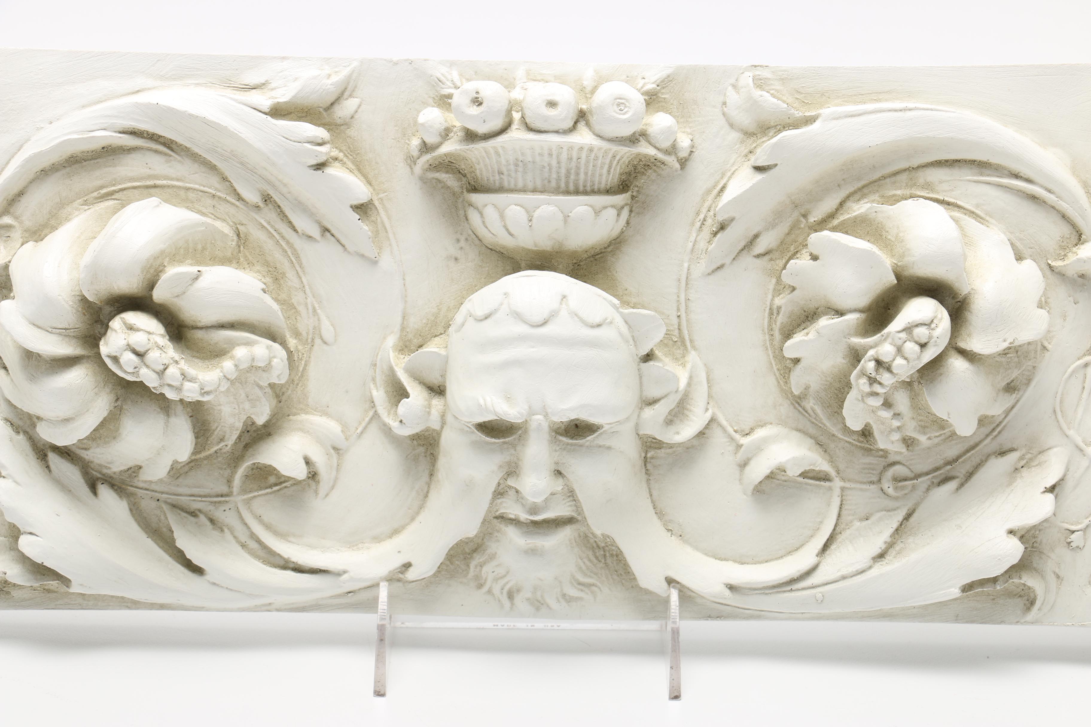 Floral and Foliate Green Man Wall Plaque