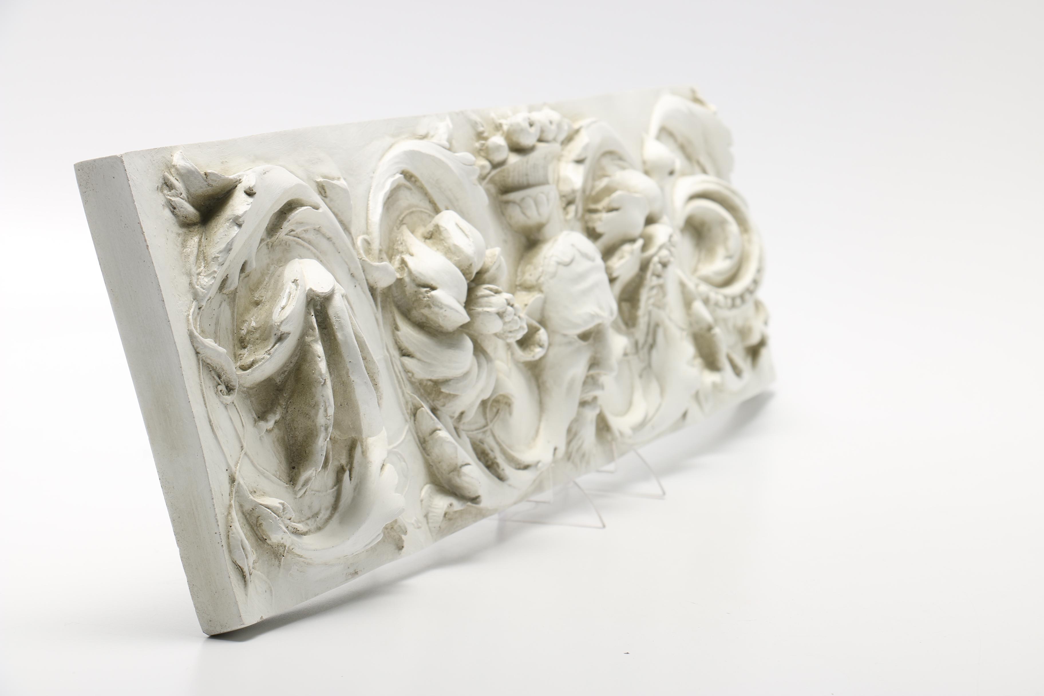 Floral and Foliate Green Man Wall Plaque