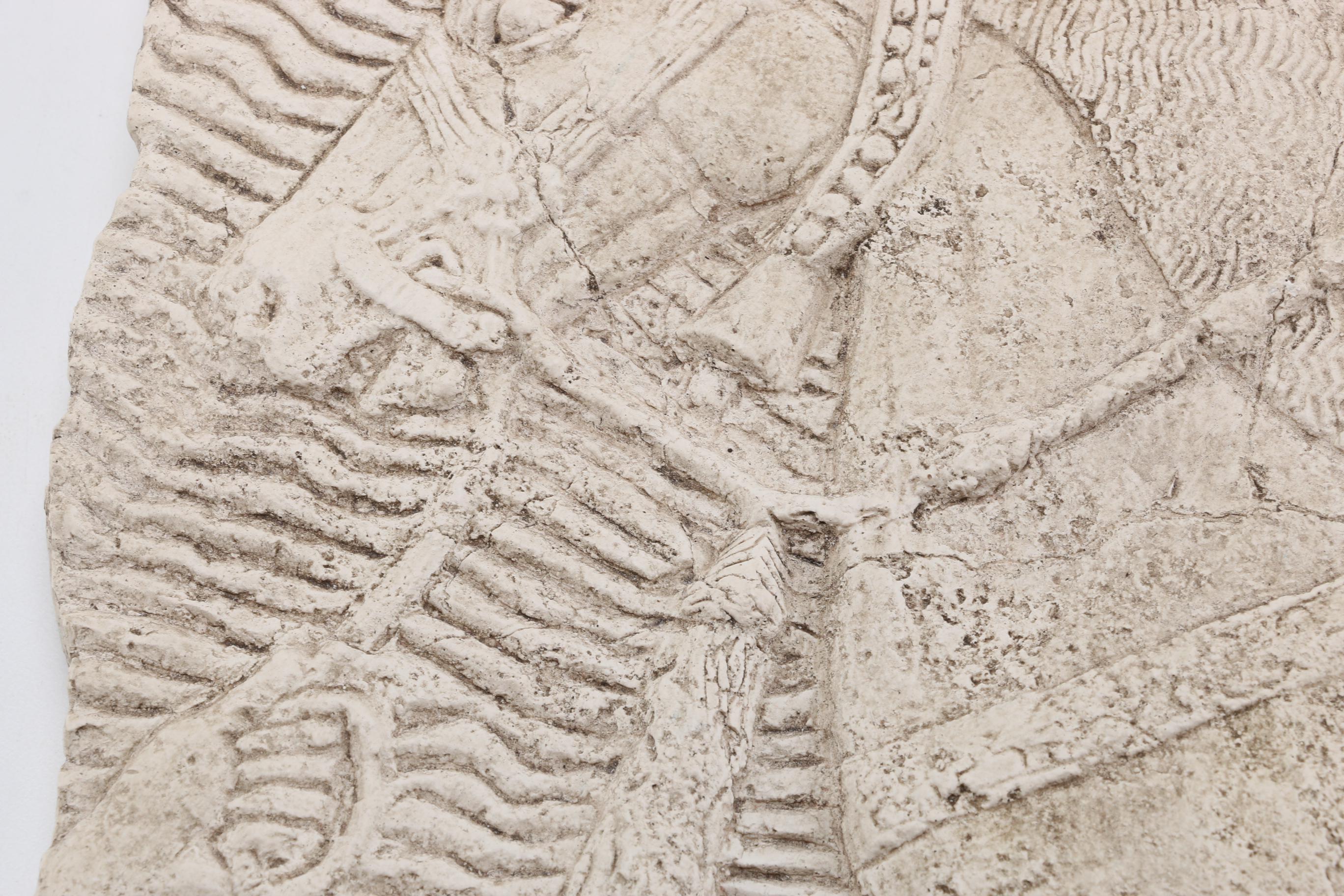 Reproduction Neo-Assyrian Style Relief of a Horse