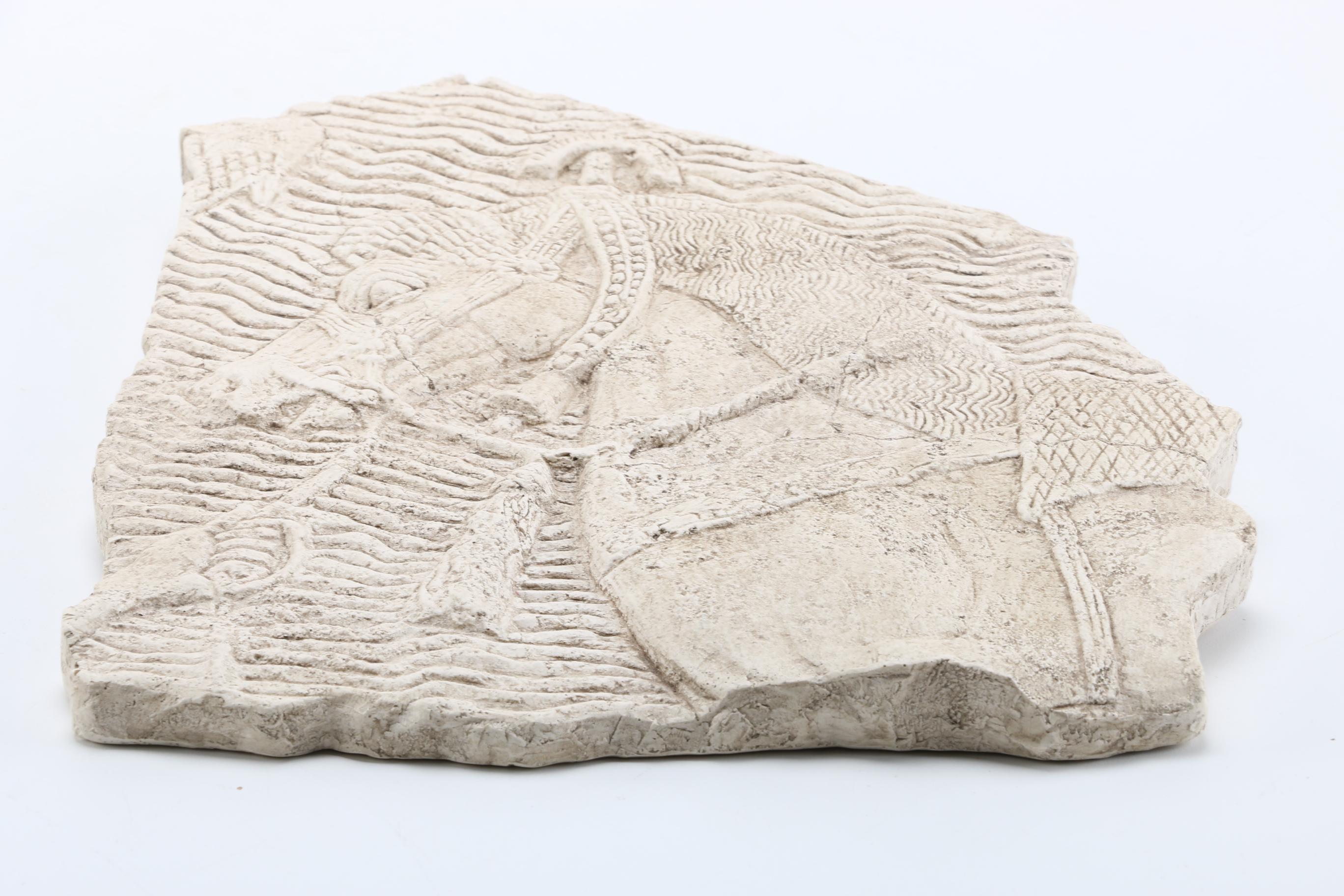 Reproduction Neo-Assyrian Style Relief of a Horse