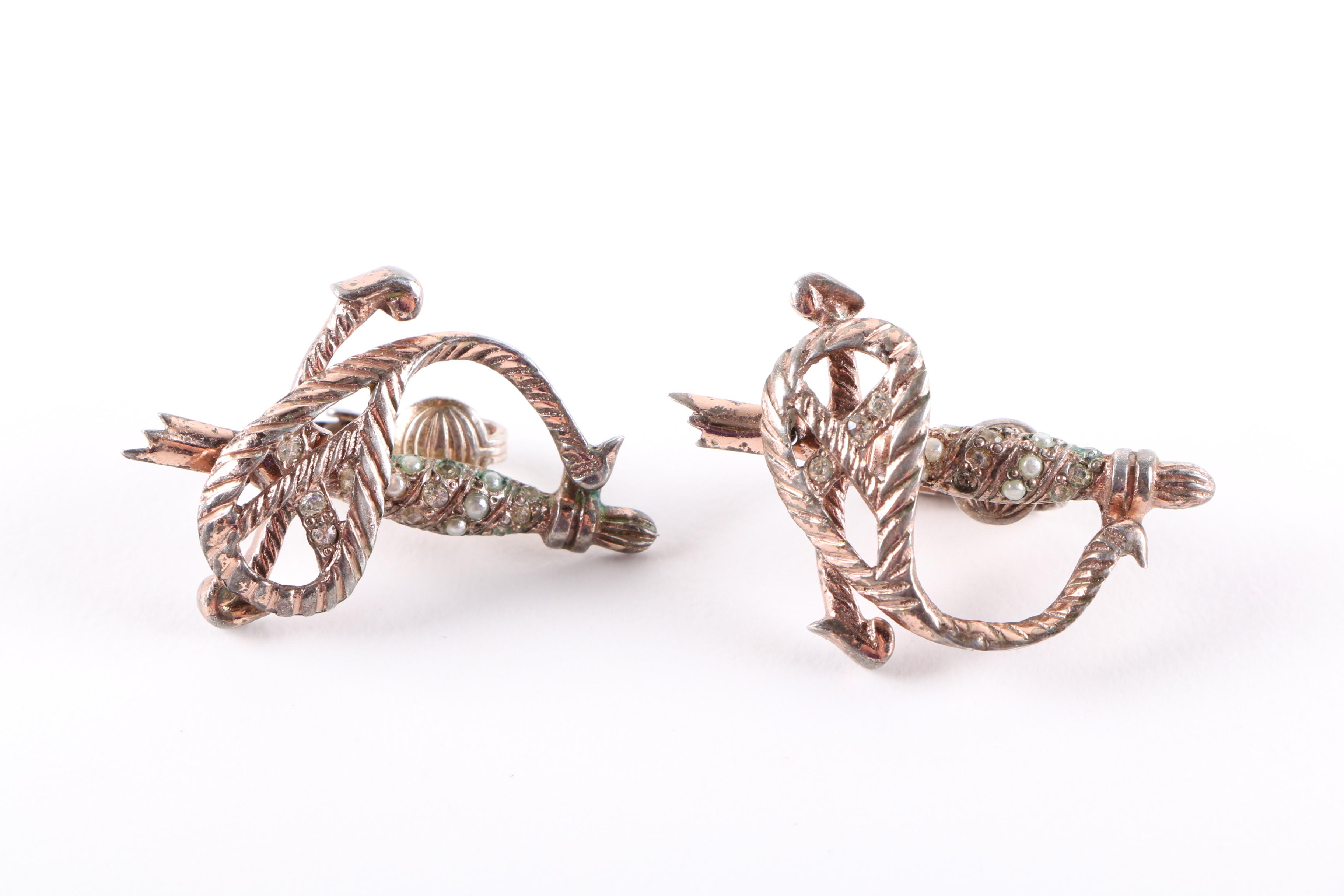 Nettie Rosenstein Sterling Dagger Demi Parure