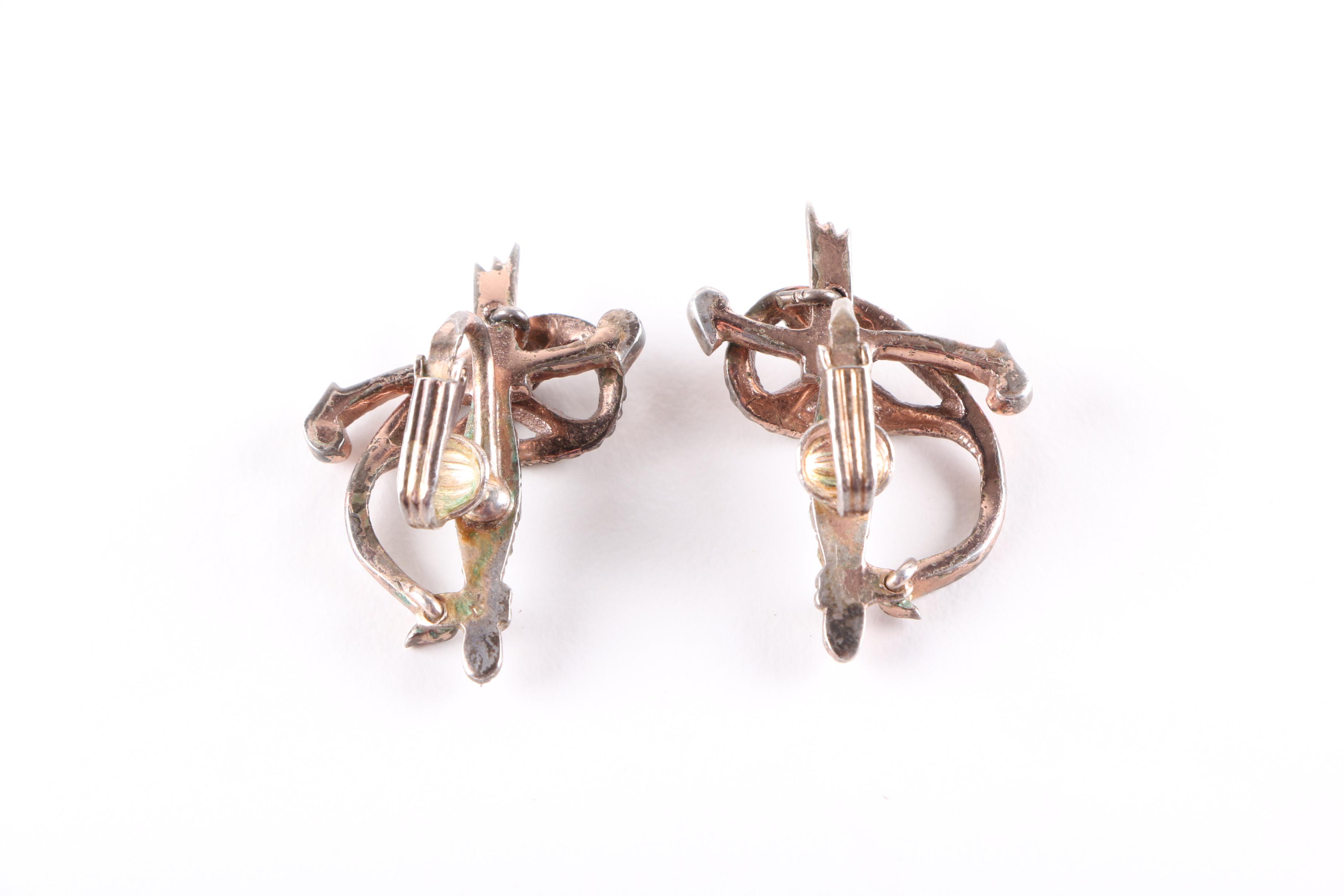 Nettie Rosenstein Sterling Dagger Demi Parure