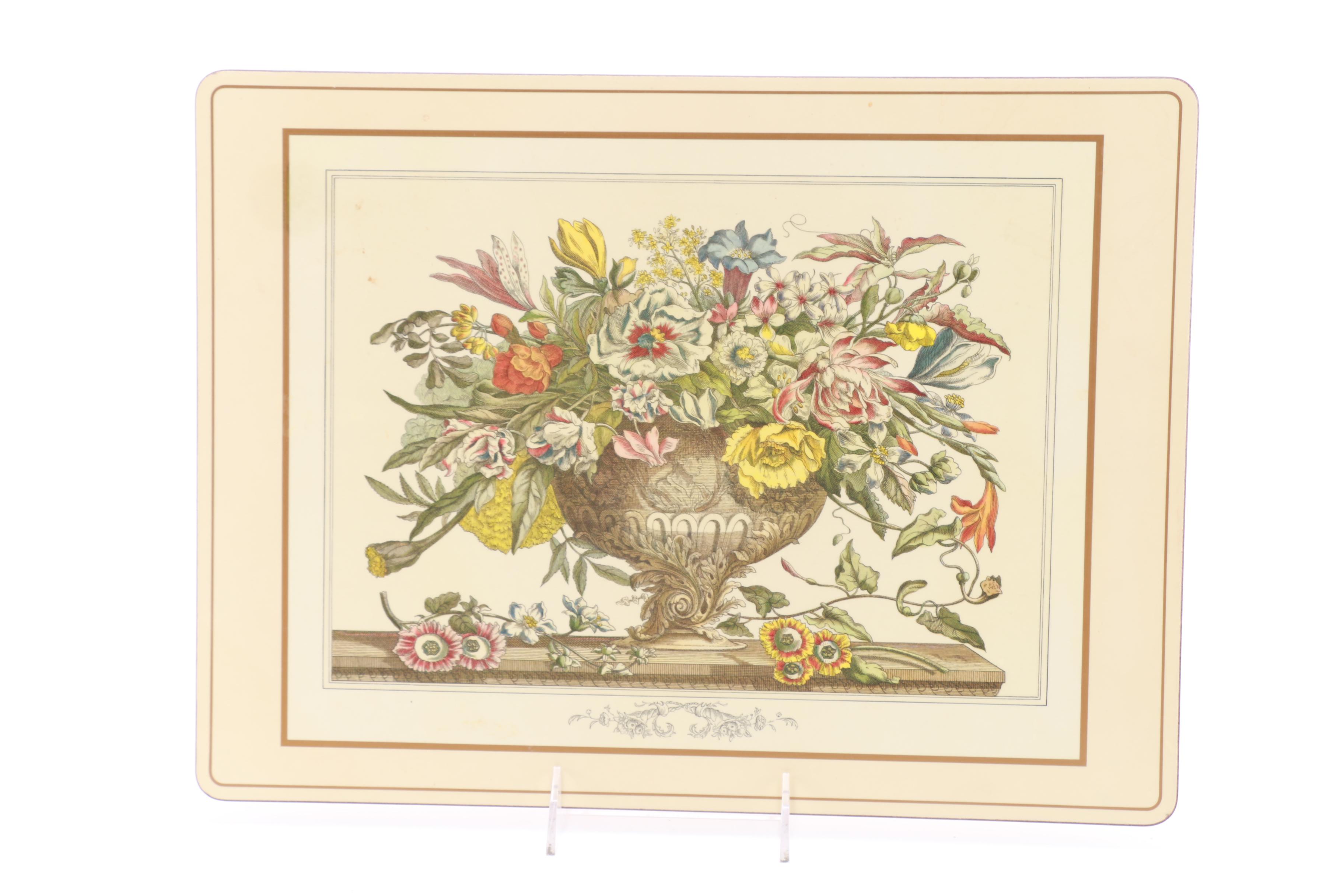 Set of Floral Placemats