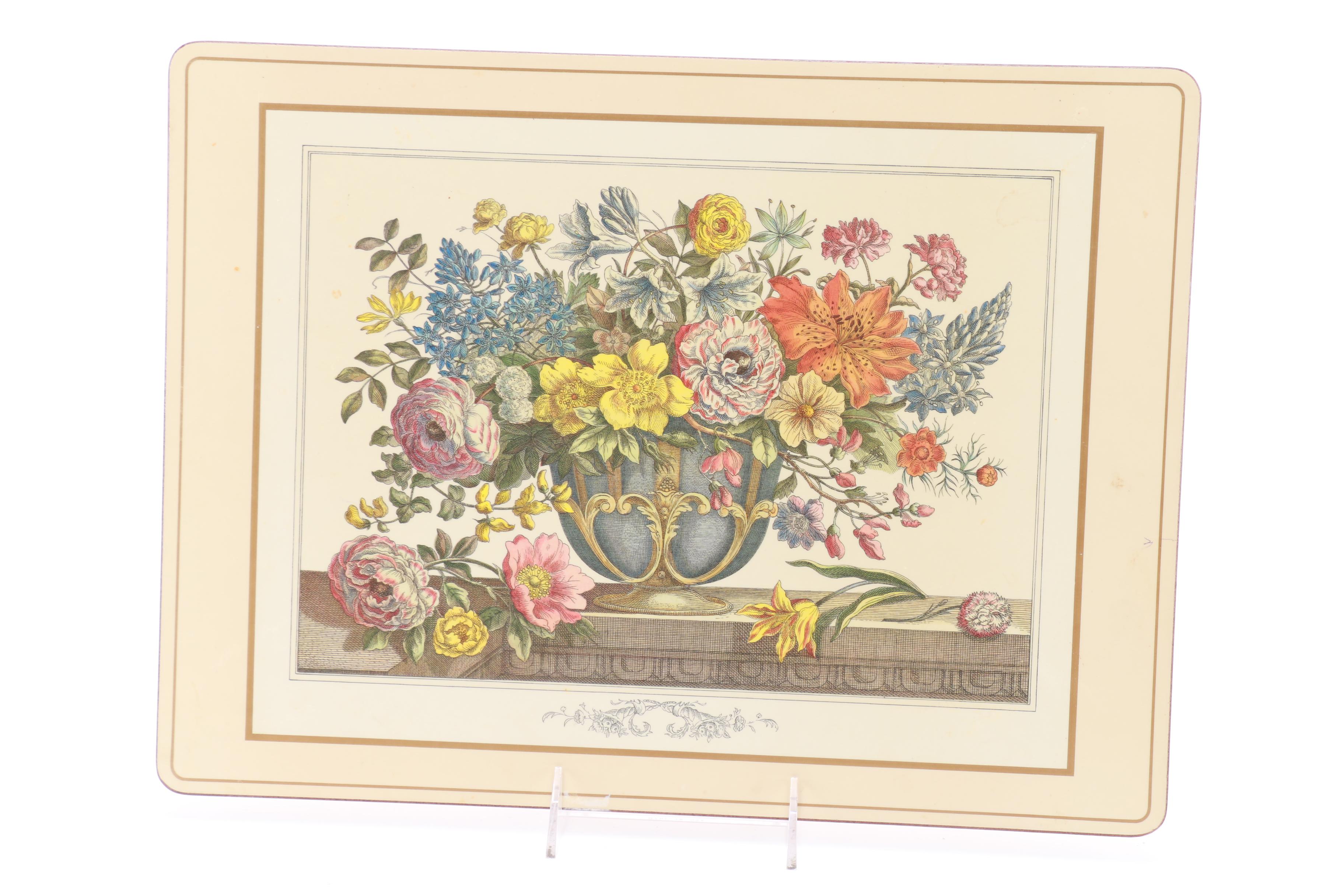 Set of Floral Placemats