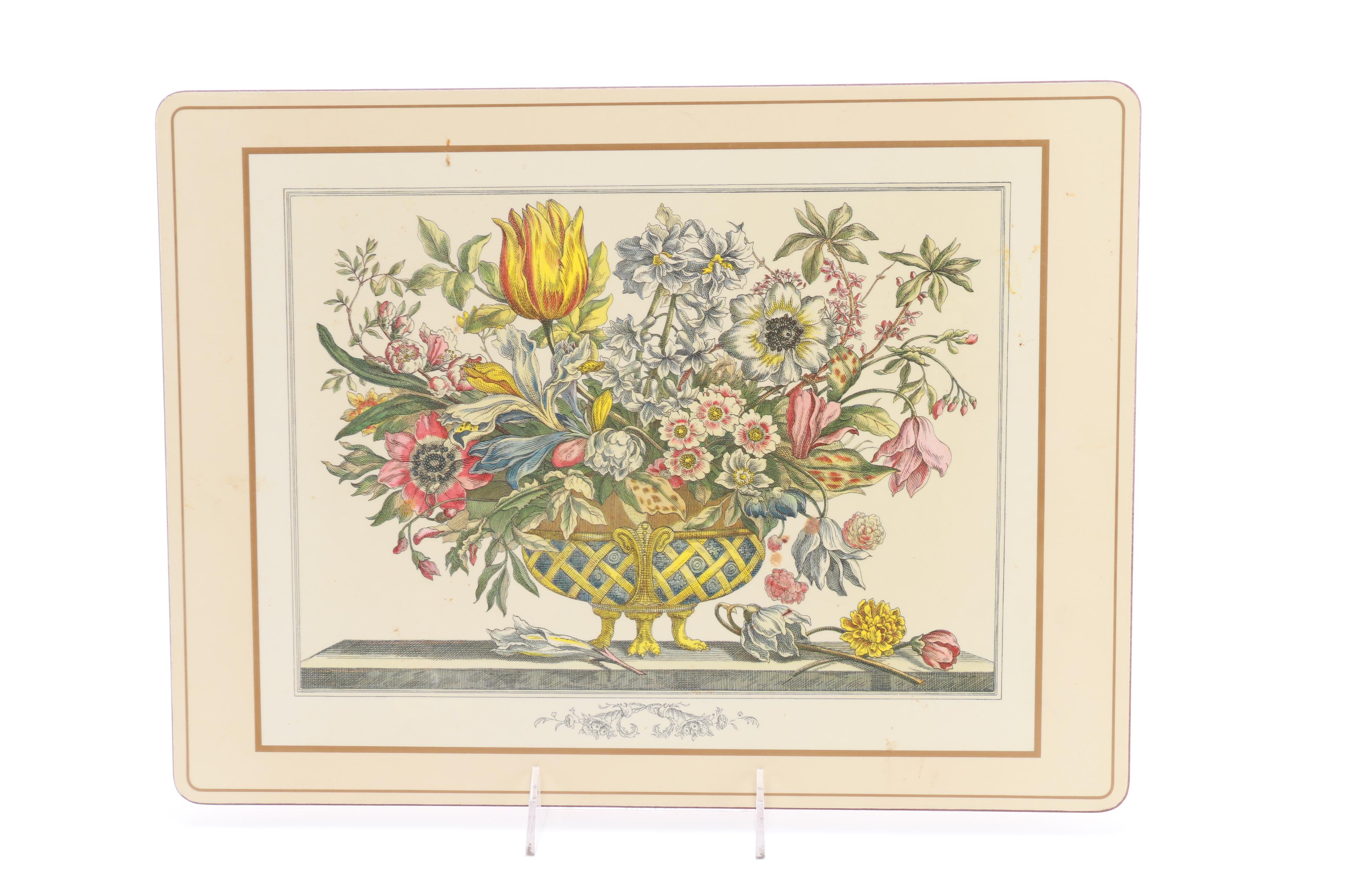 Set of Floral Placemats