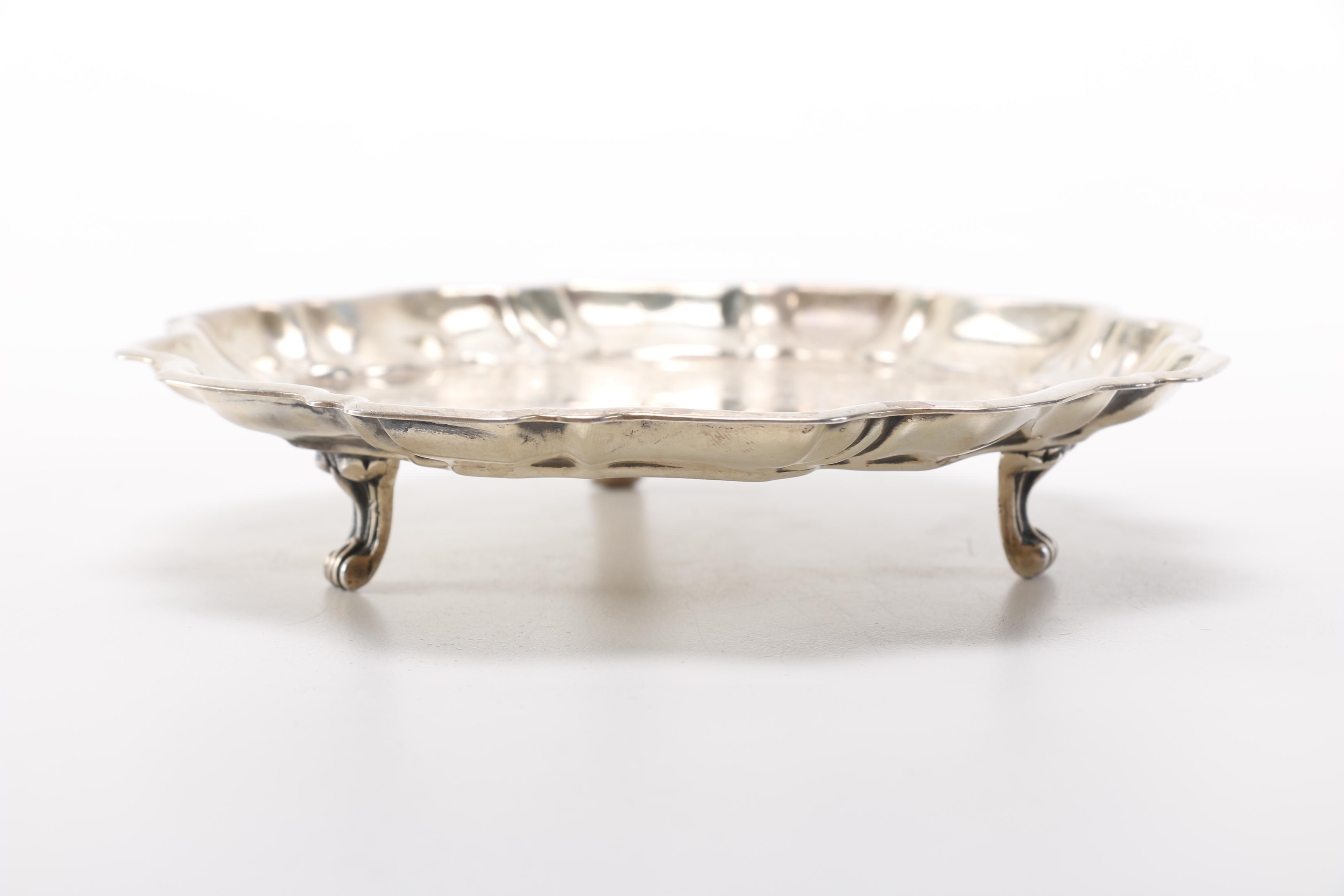 Reed & Barton "Paul Revere" Silver Plate Bowl and a Footed Tray