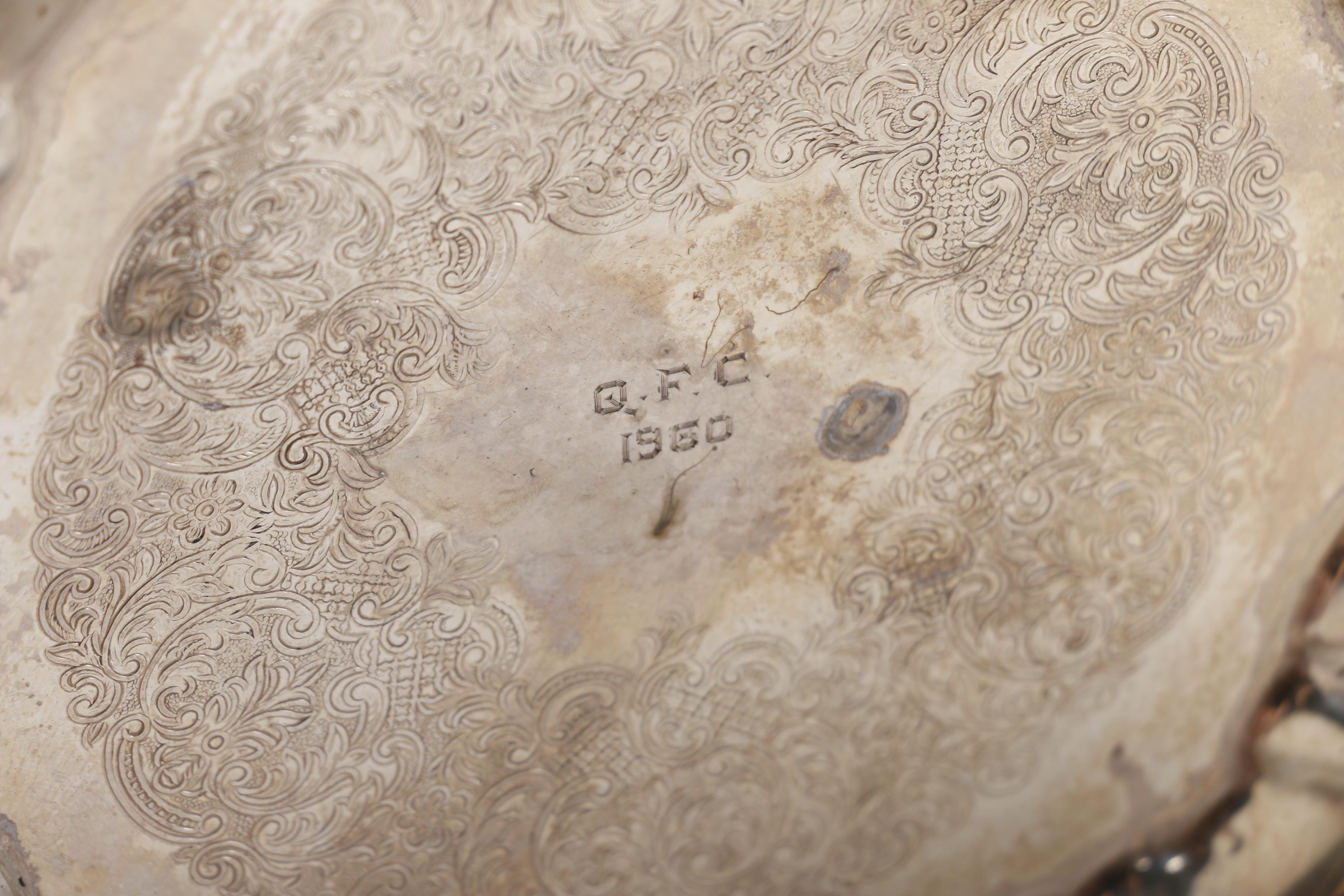 Reed & Barton "Paul Revere" Silver Plate Bowl and a Footed Tray