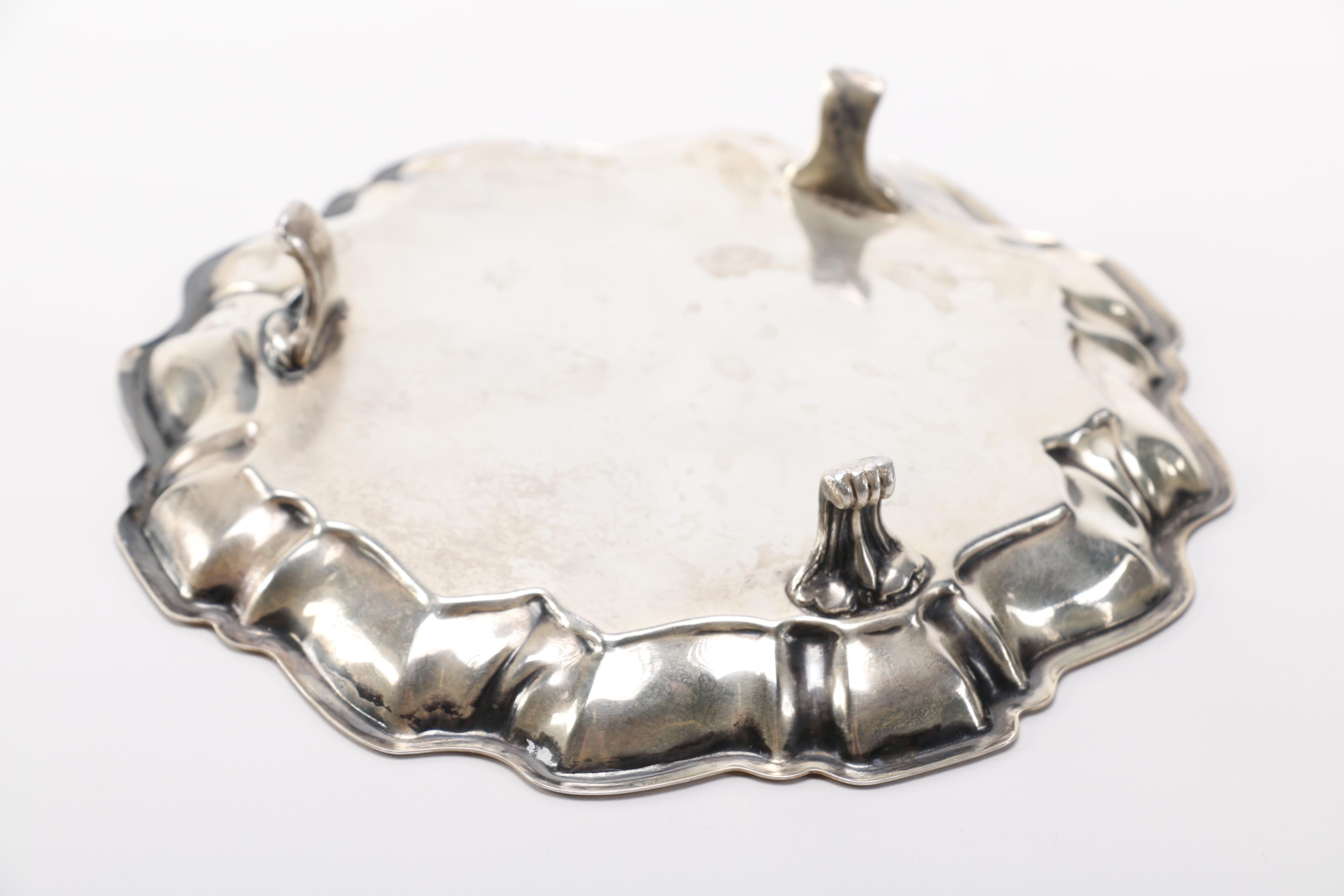 Reed & Barton "Paul Revere" Silver Plate Bowl and a Footed Tray