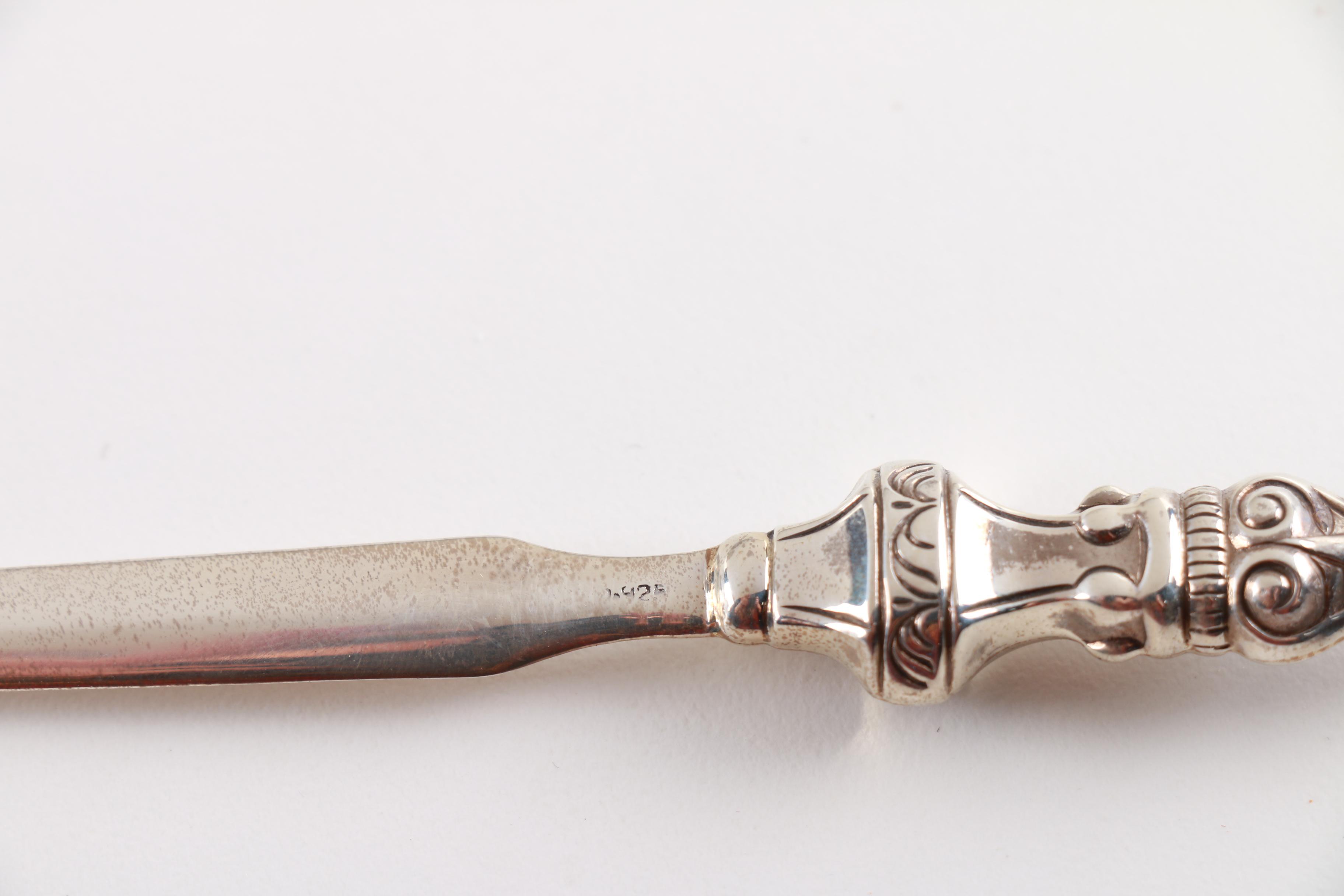 Ornate Sterling Silver Letter Openers