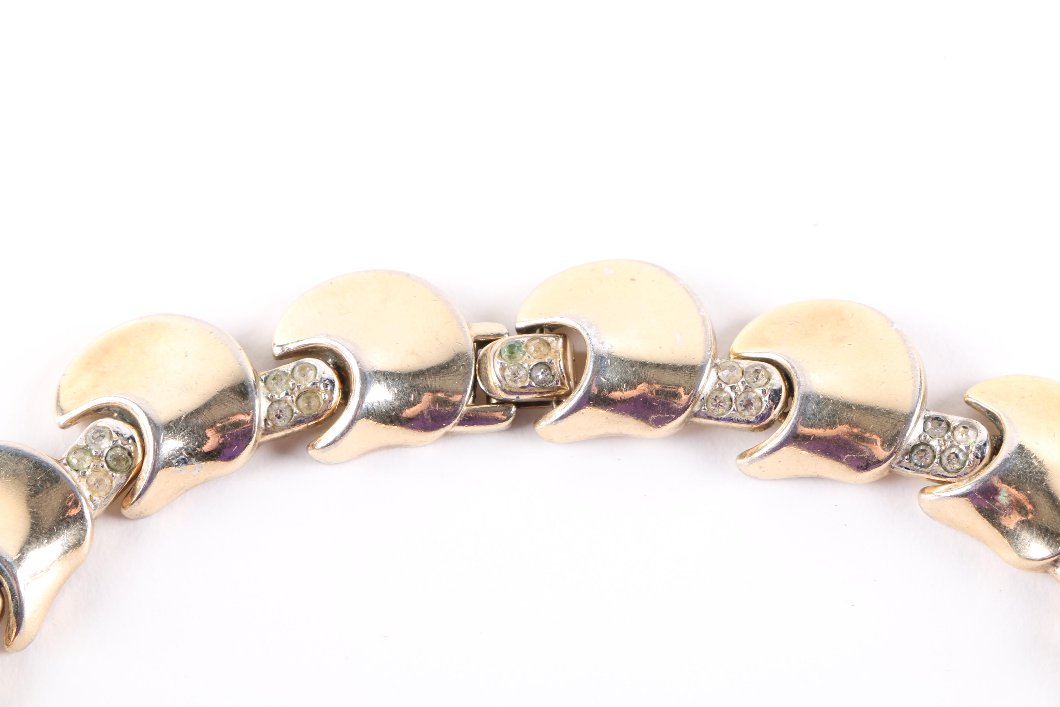 Collection of Vintage Trifari Gold-Tone Costume Jewelry