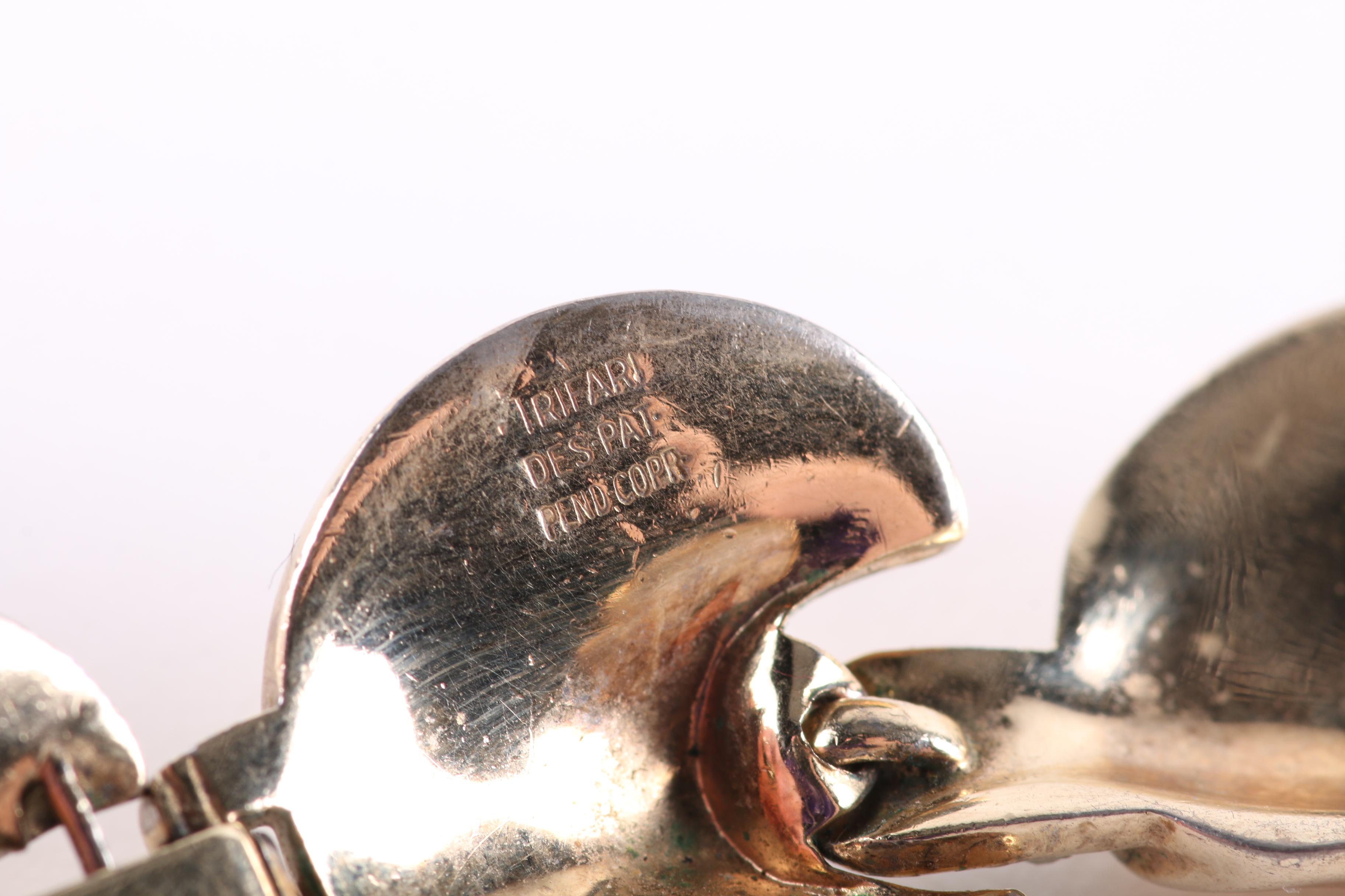 Collection of Vintage Trifari Gold-Tone Costume Jewelry