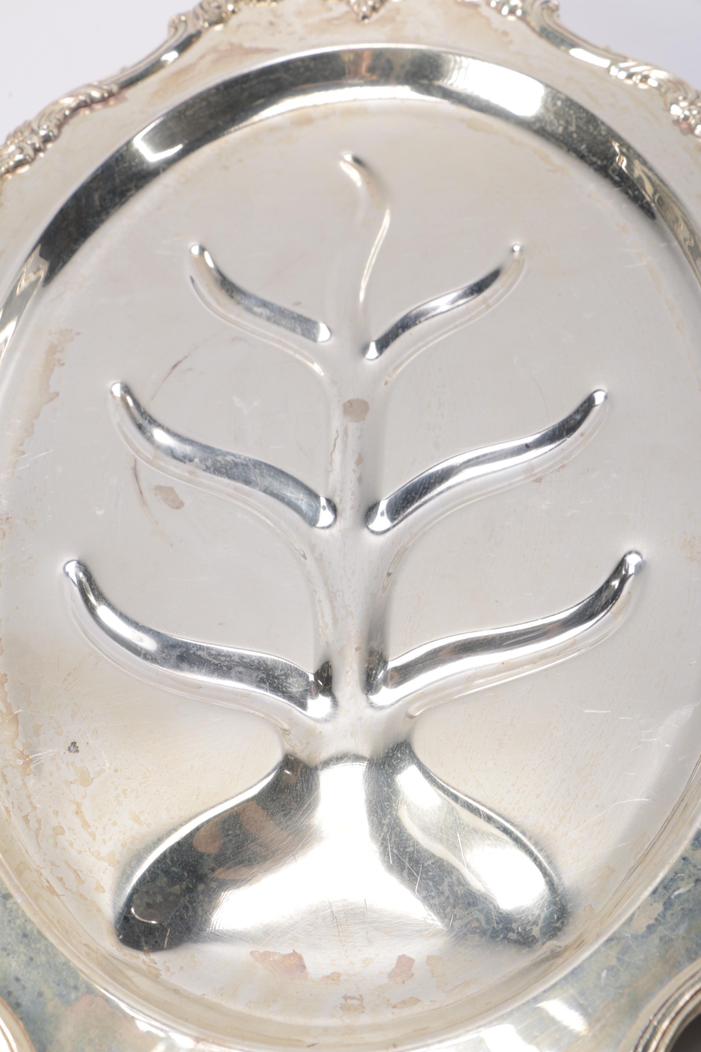 Silver Plated Serving Dishes Including Oneida