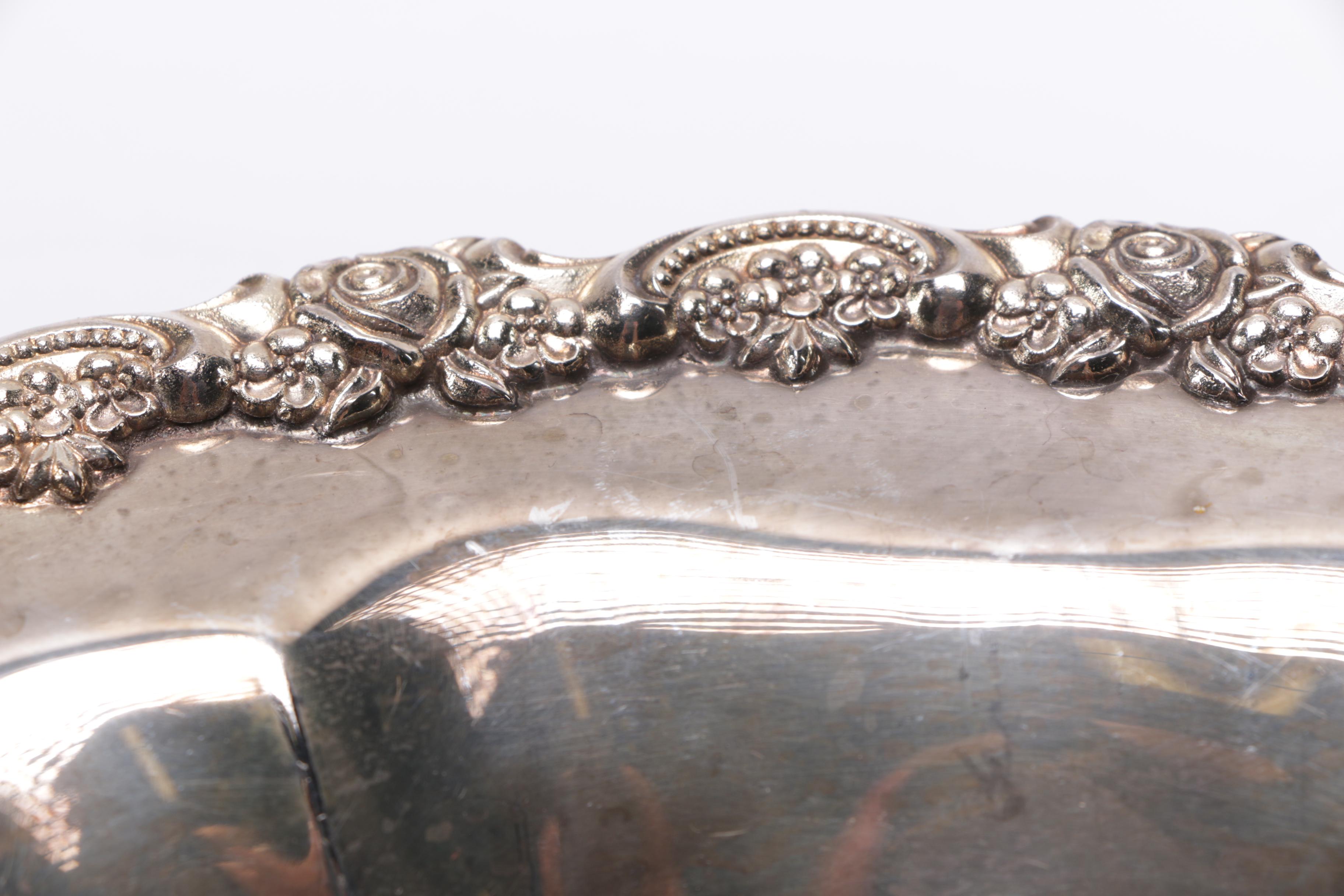 Silver Plated Serving Dishes Including Oneida