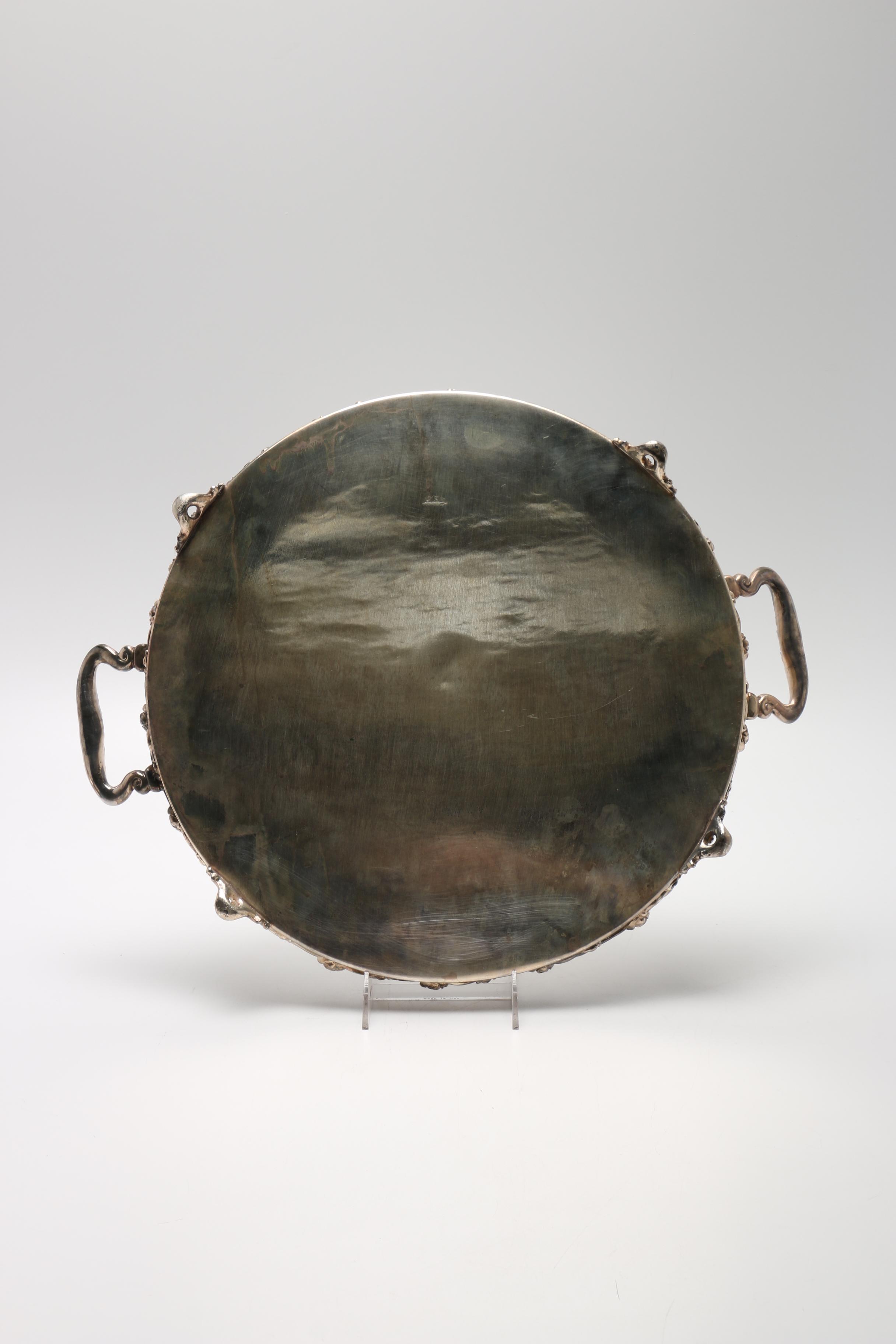 Silver Plate Cruet Set and Assorted Silver Plate