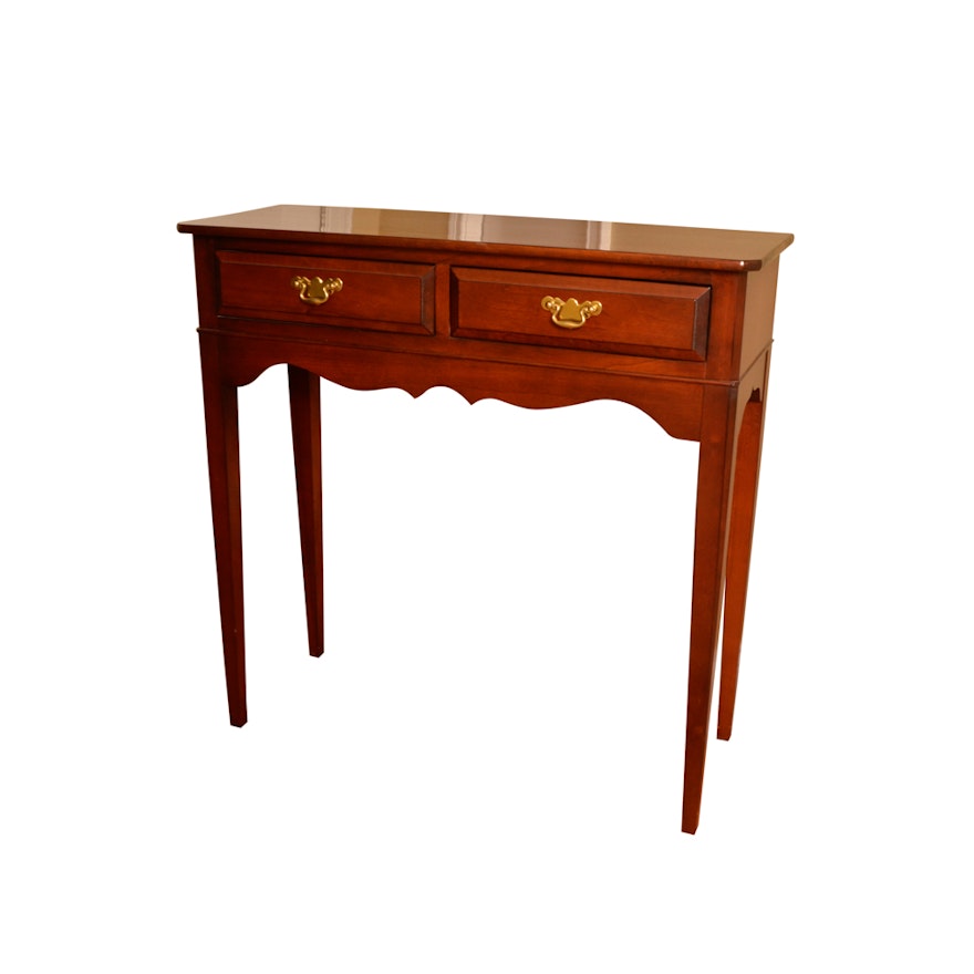 Hepplewhite Style Mahogany Console Table