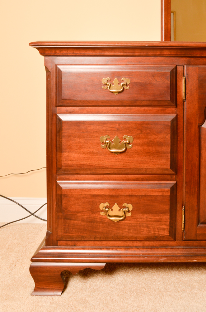 Georgian Style Dresser and Mirror by Pennsylvania House