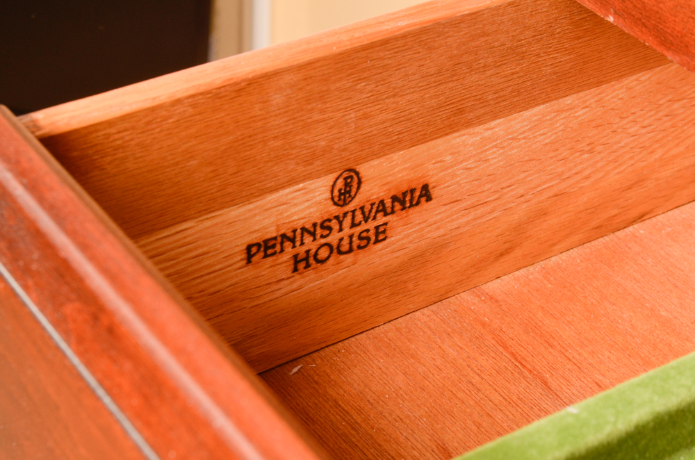 Georgian Style Dresser and Mirror by Pennsylvania House