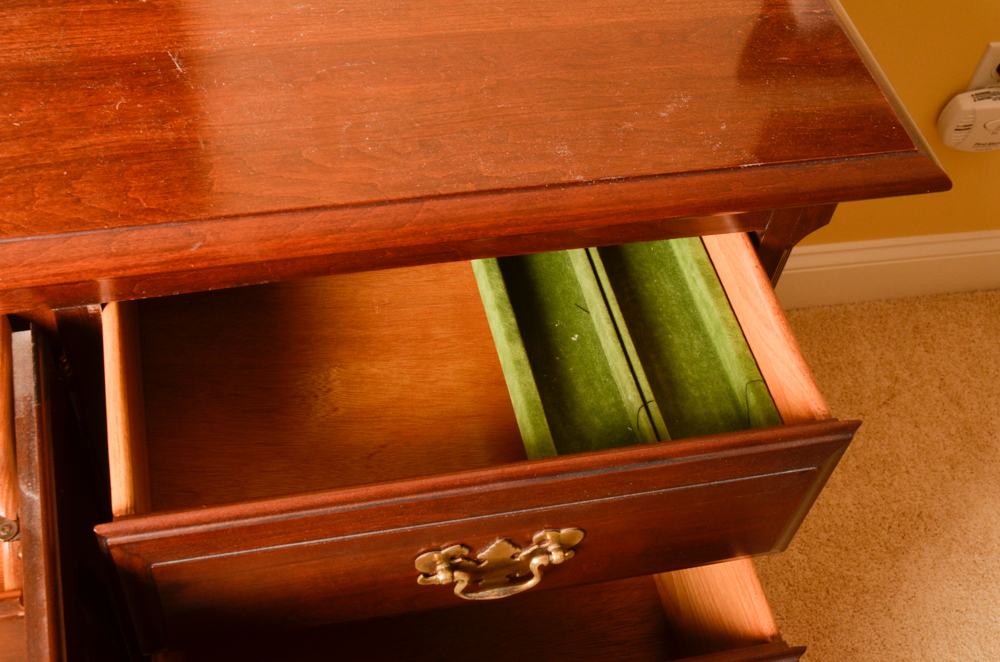 Georgian Style Dresser and Mirror by Pennsylvania House