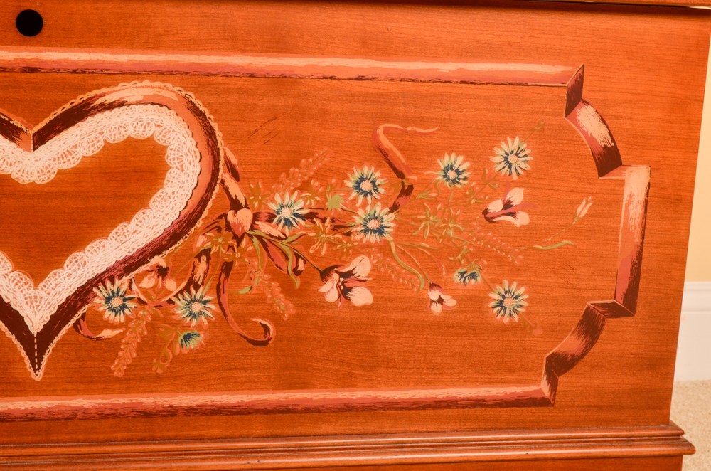 Painted Cedar Chest by Lane