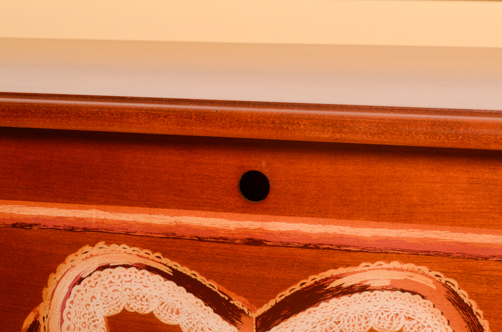 Painted Cedar Chest by Lane