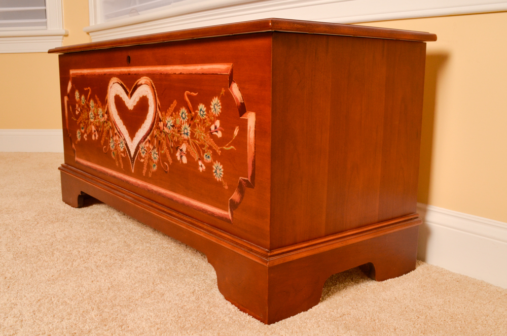 Painted Cedar Chest by Lane