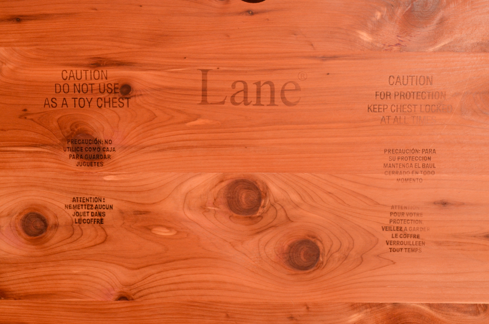 Painted Cedar Chest by Lane