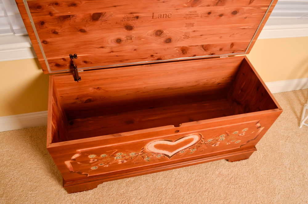 Painted Cedar Chest by Lane