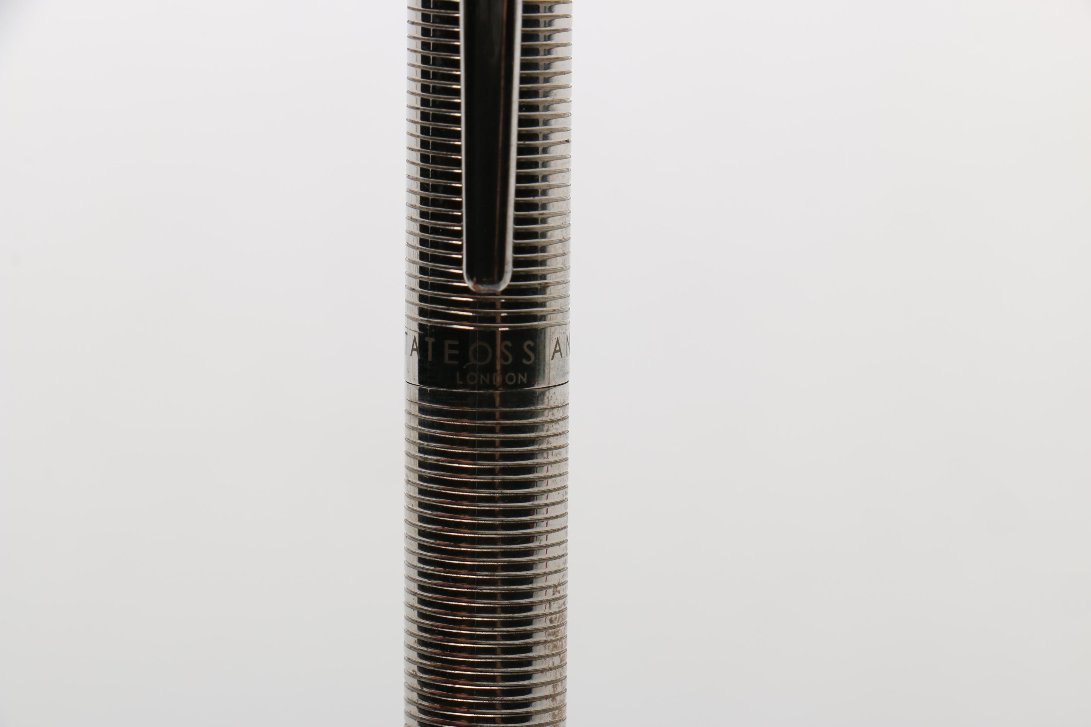 Stainless Steel Tateossian London Fountain Pen