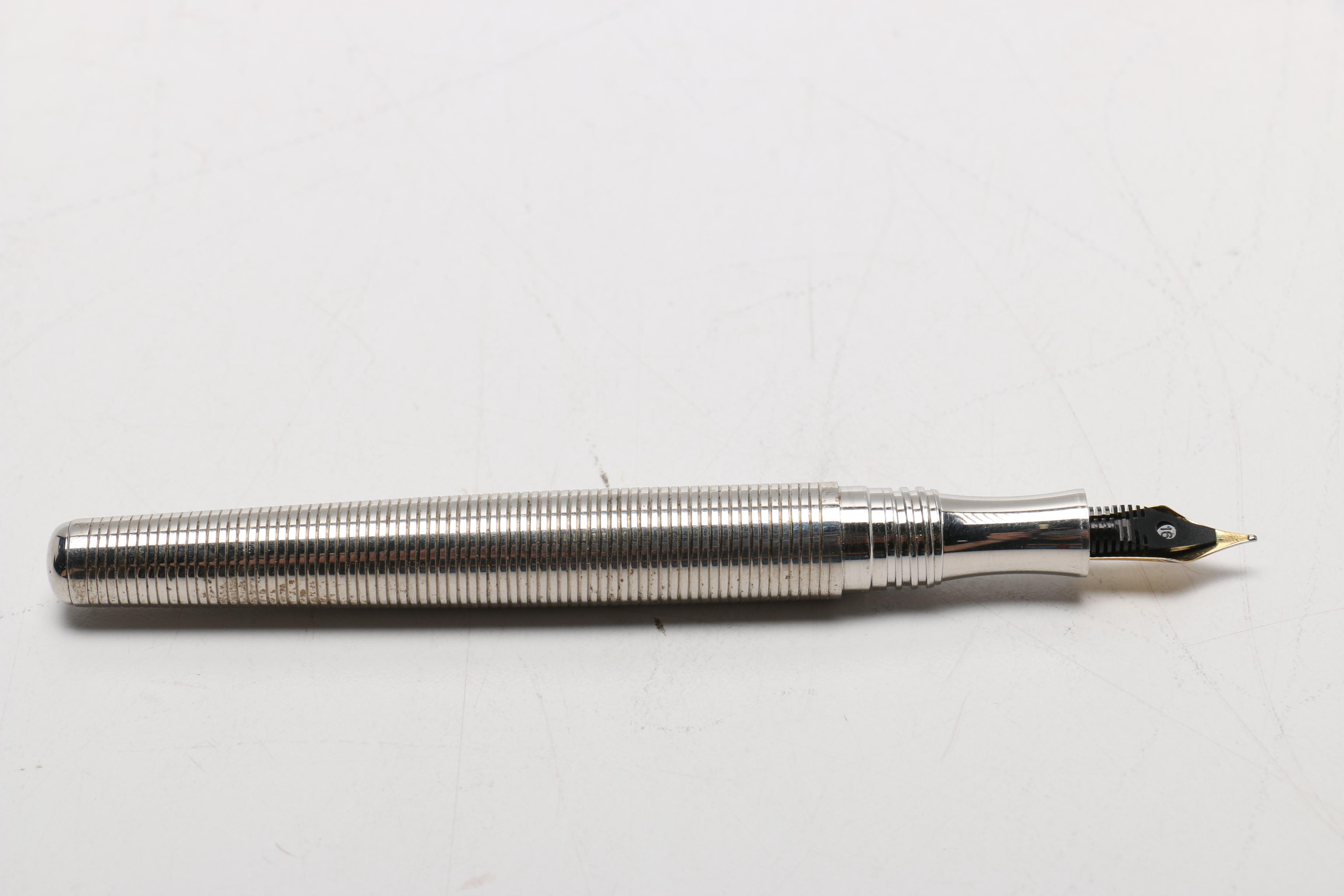 Stainless Steel Tateossian London Fountain Pen