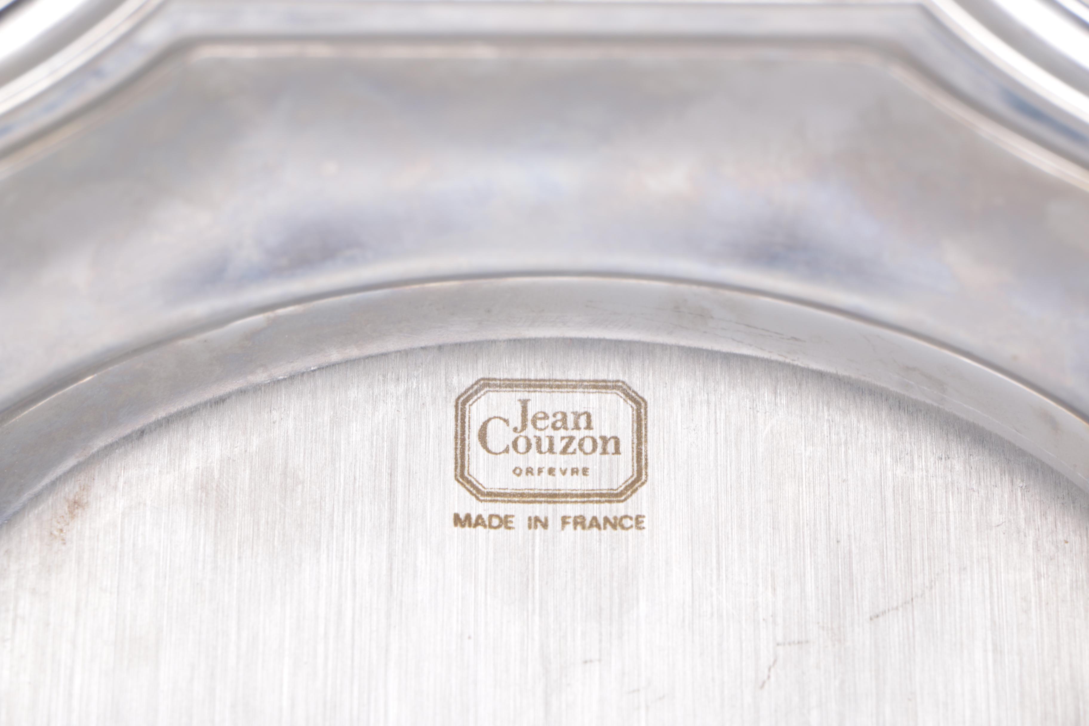 Jean Couzon Platter and Other Assorted Silver Plate