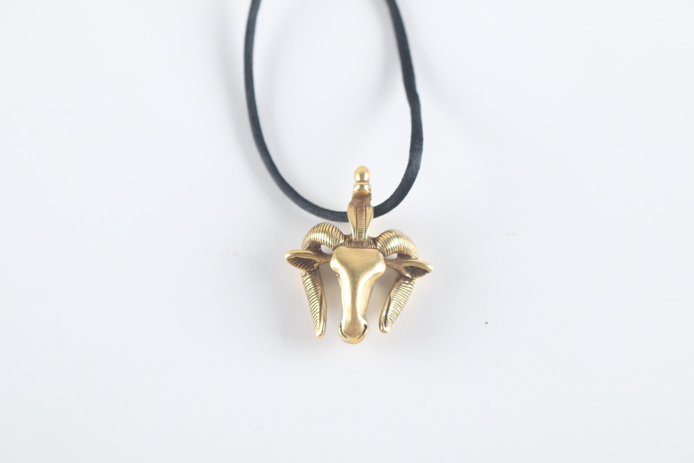 Metropolitan Museum of Art Reproduction Goat Head Necklace