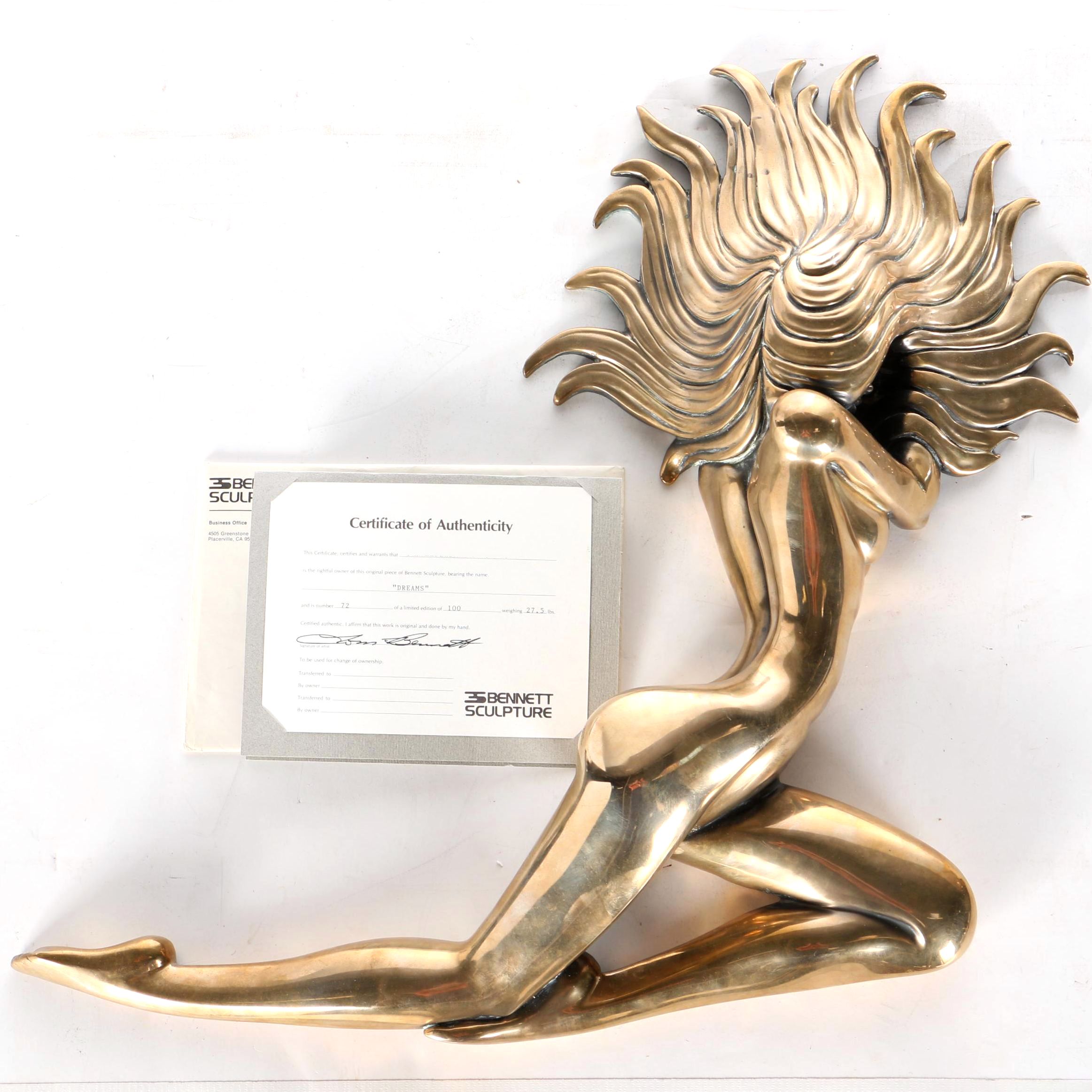 Tom Bennett Limited Edition Bronze  Sculpture "Dreams"