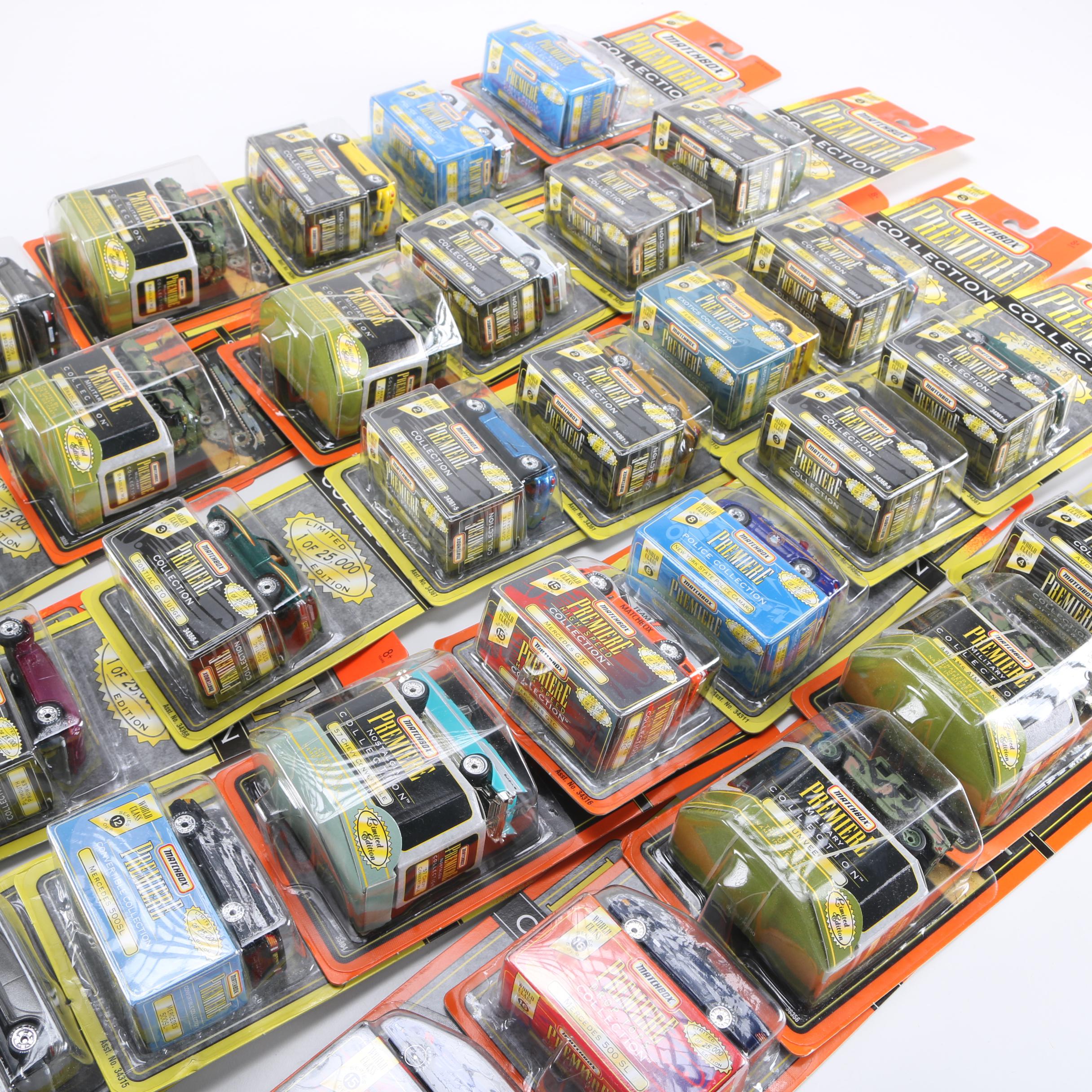 Assortment of Matchbox Premiere Die-Cast Cars