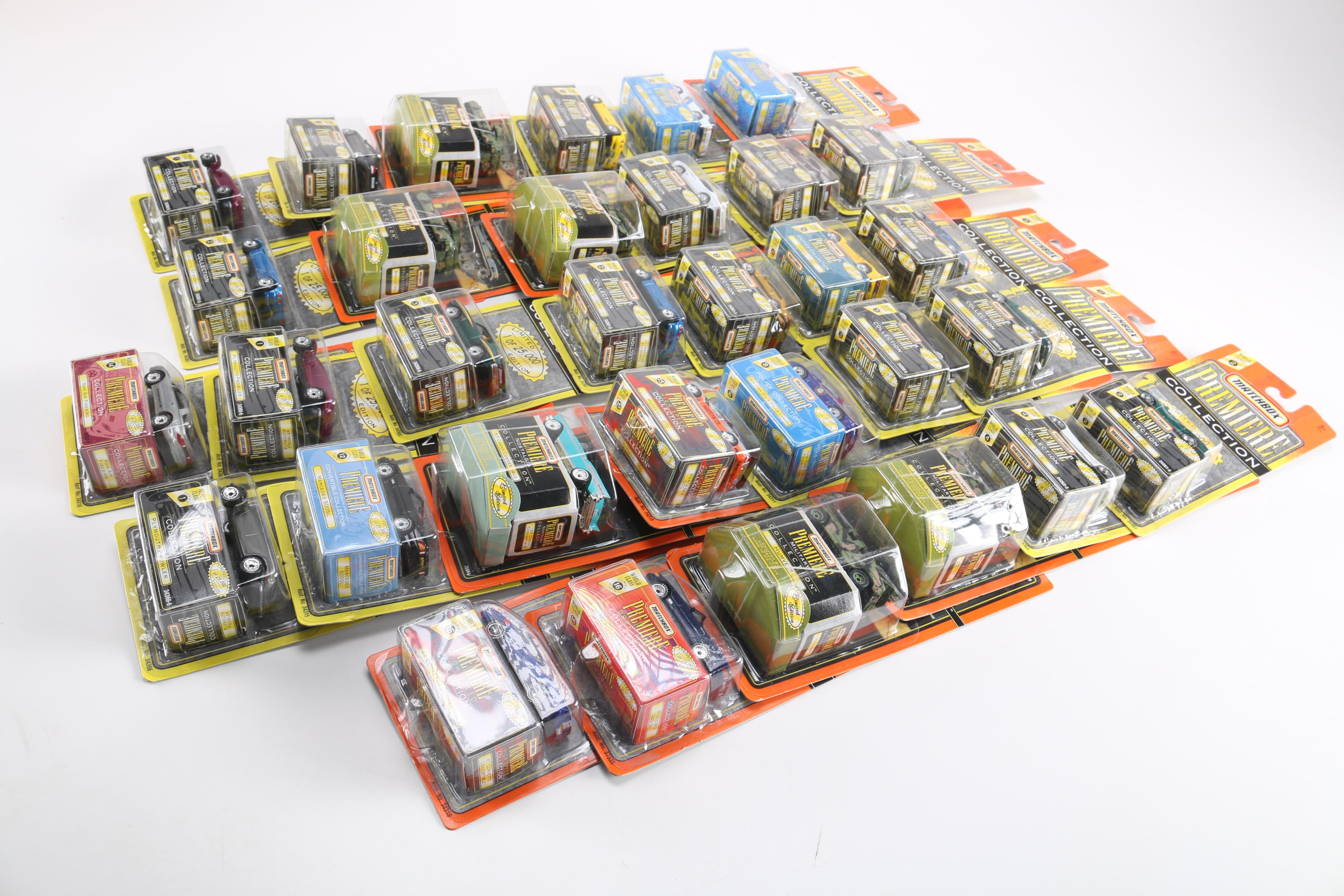 Assortment of Matchbox Premiere Die-Cast Cars