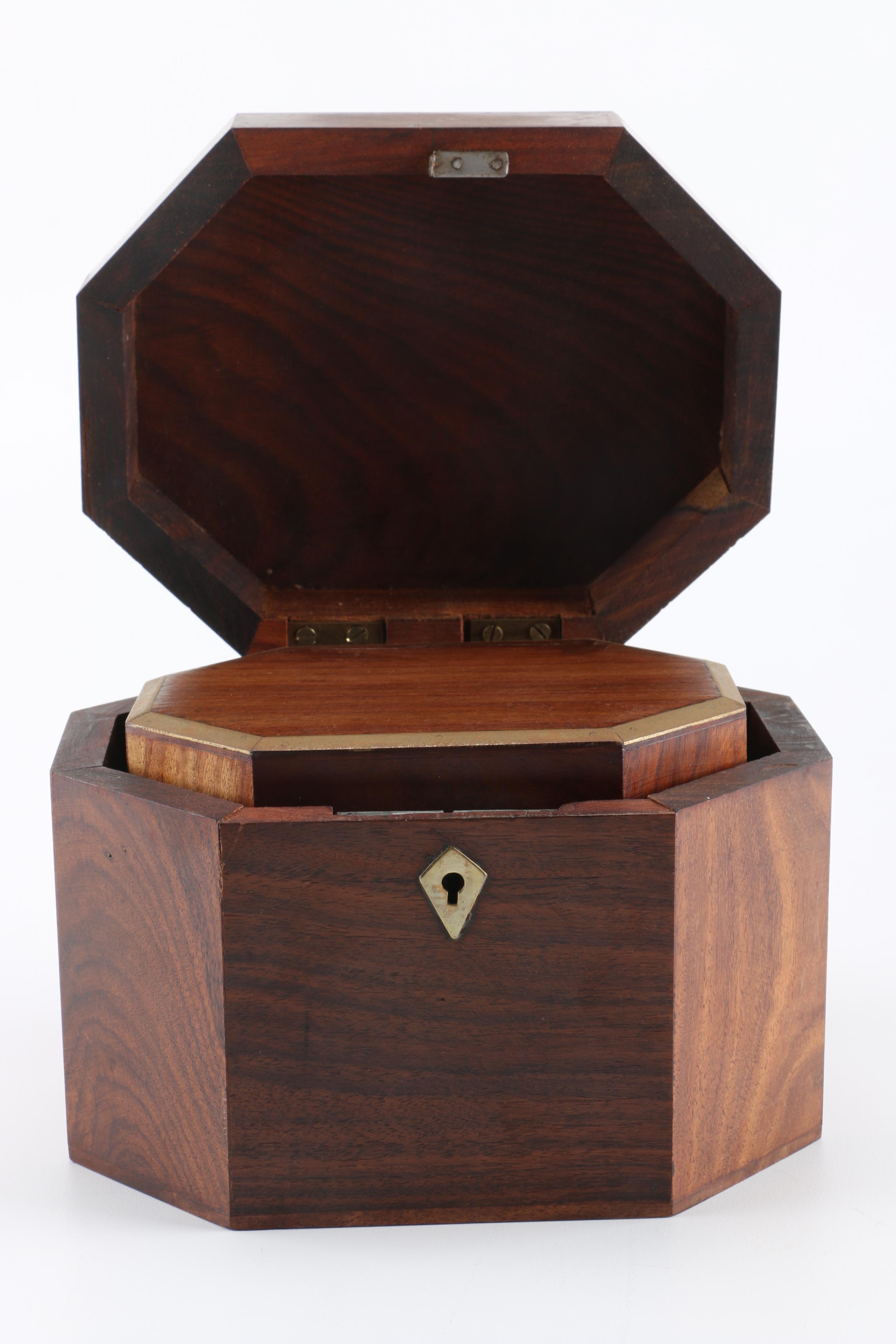 Nesting Boxes With Gilt Accents