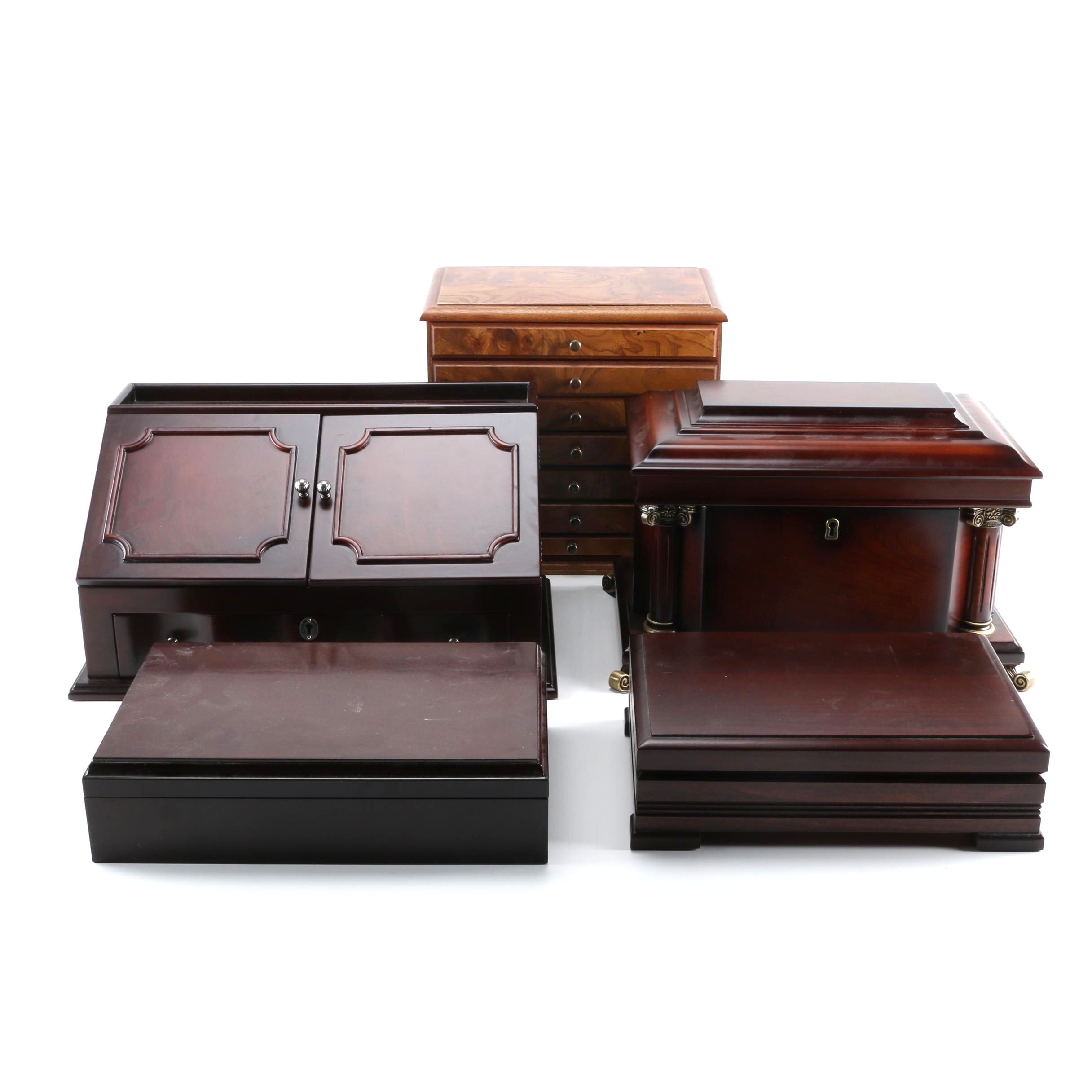 Collection of Jewelry and Pen Cases