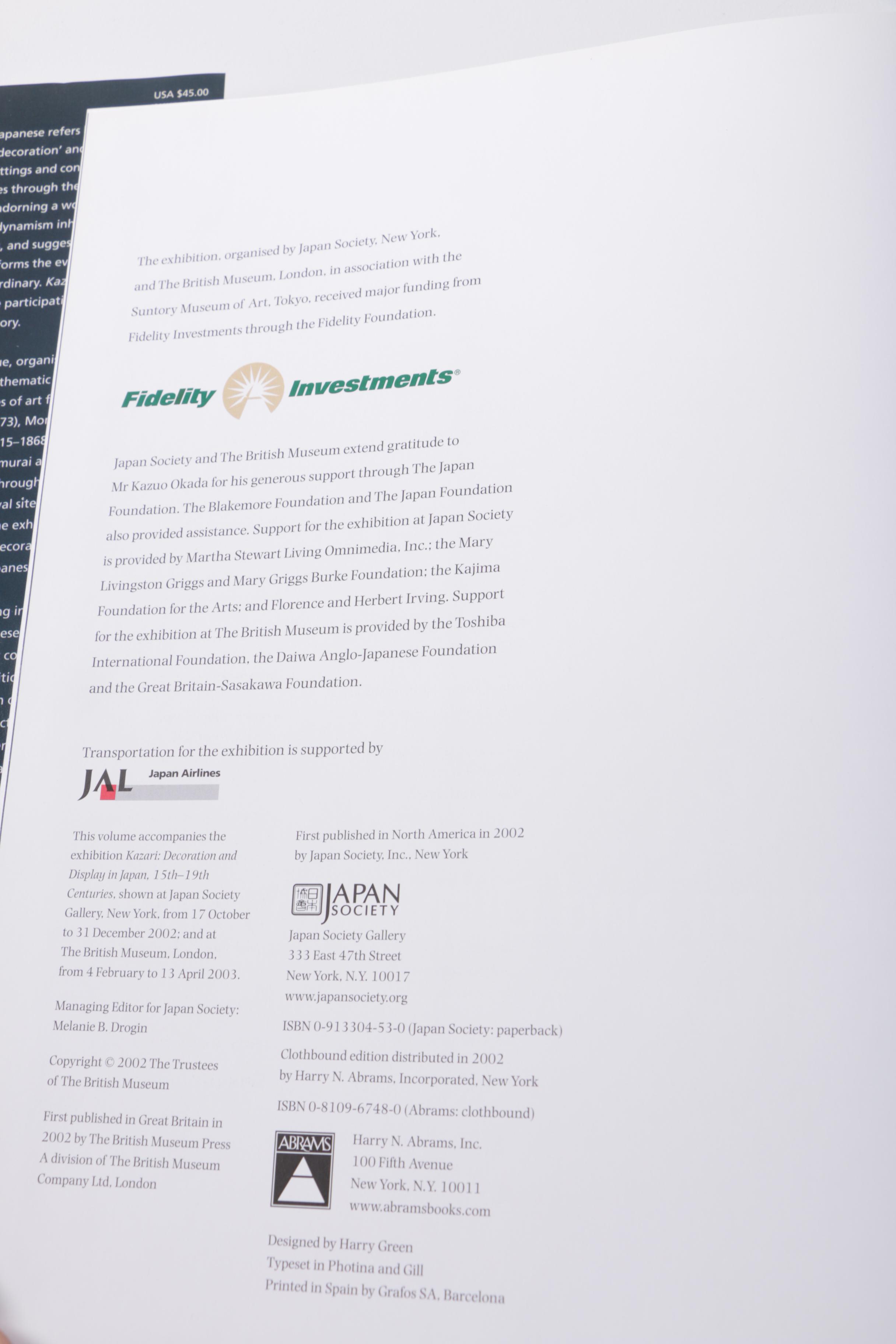 Japanese Literature and Art Books