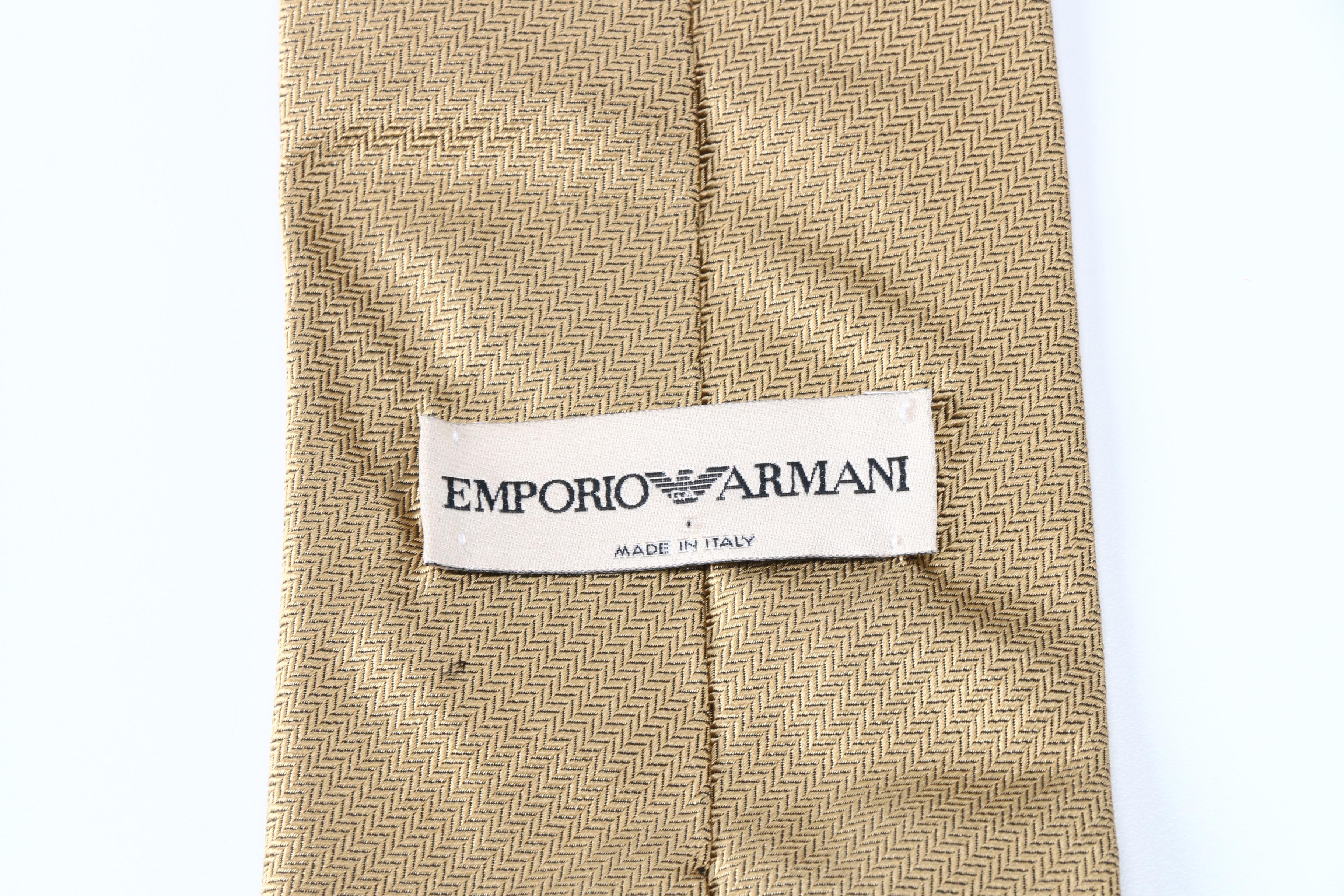 Selection of Silk Ties Featuring Prada and Emporio Armani