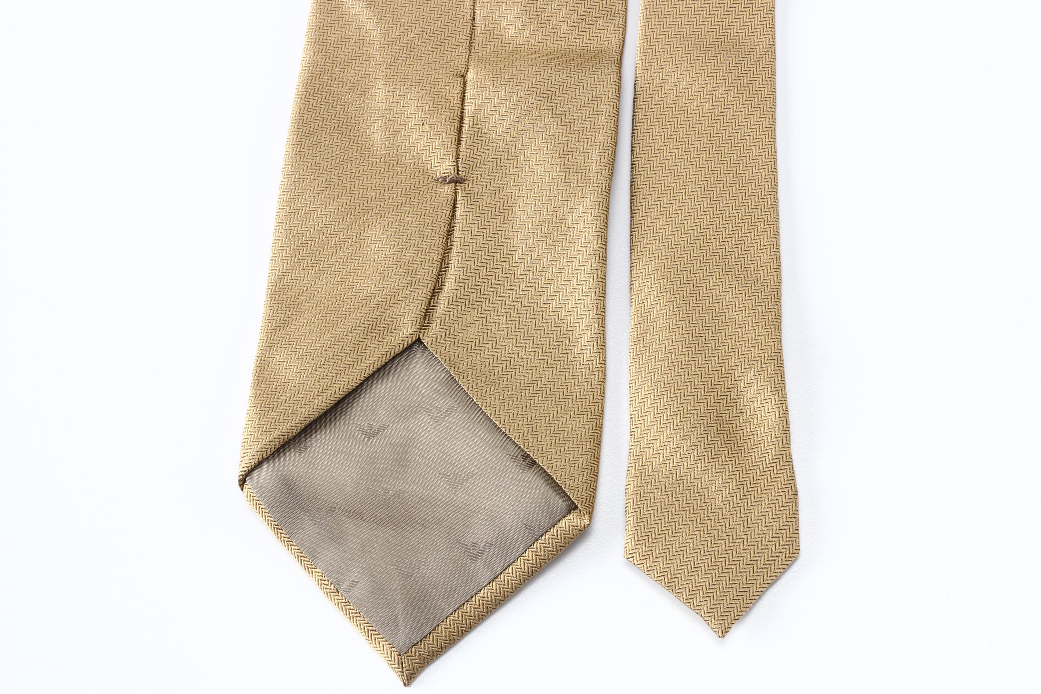 Selection of Silk Ties Featuring Prada and Emporio Armani