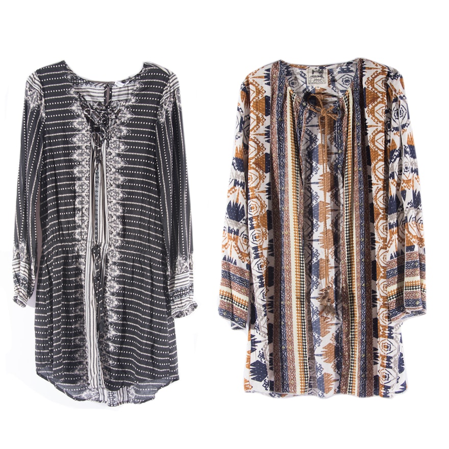 Jaase Kimono and Rip Curl Dresses