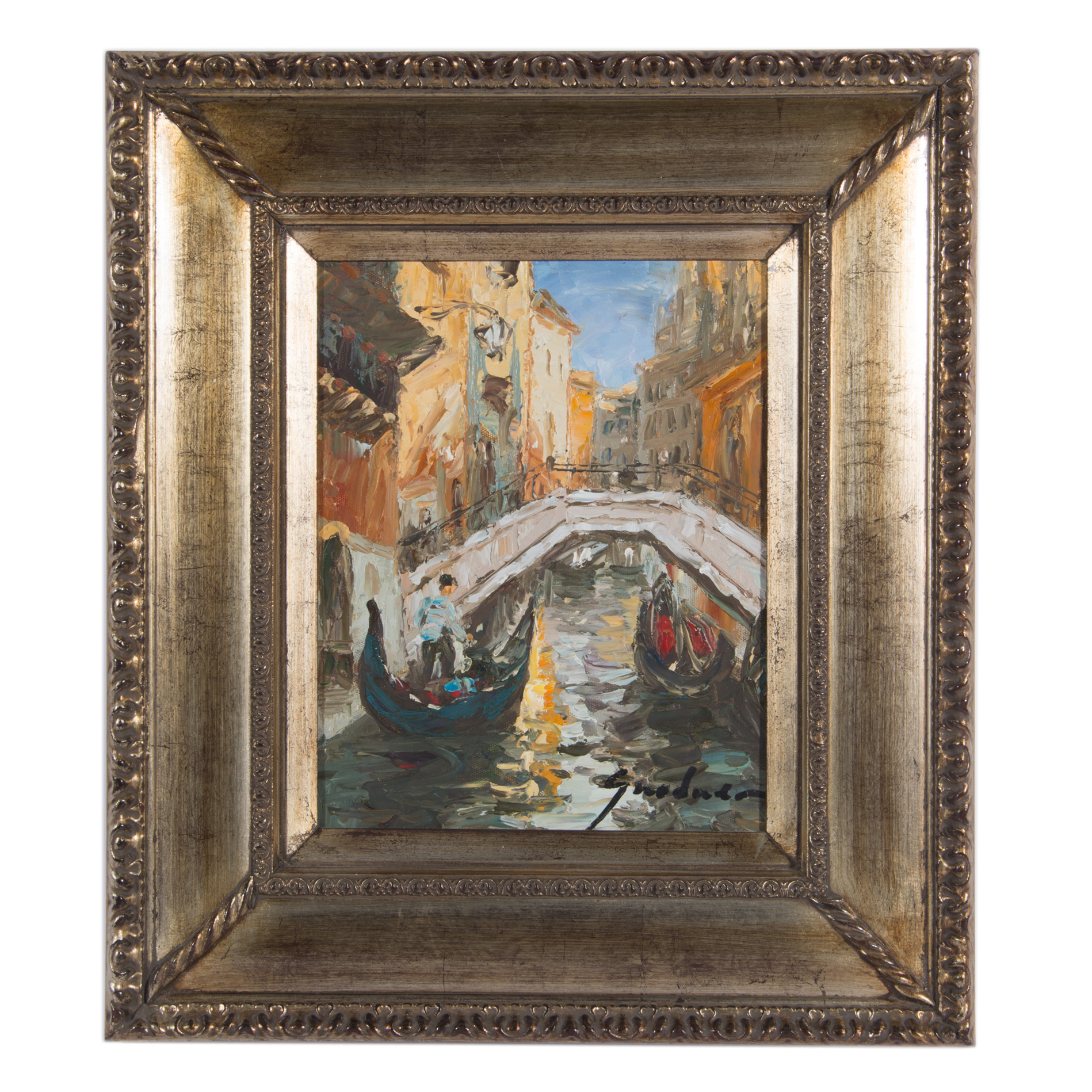 Grodner Original Oil on Canvas of Venice