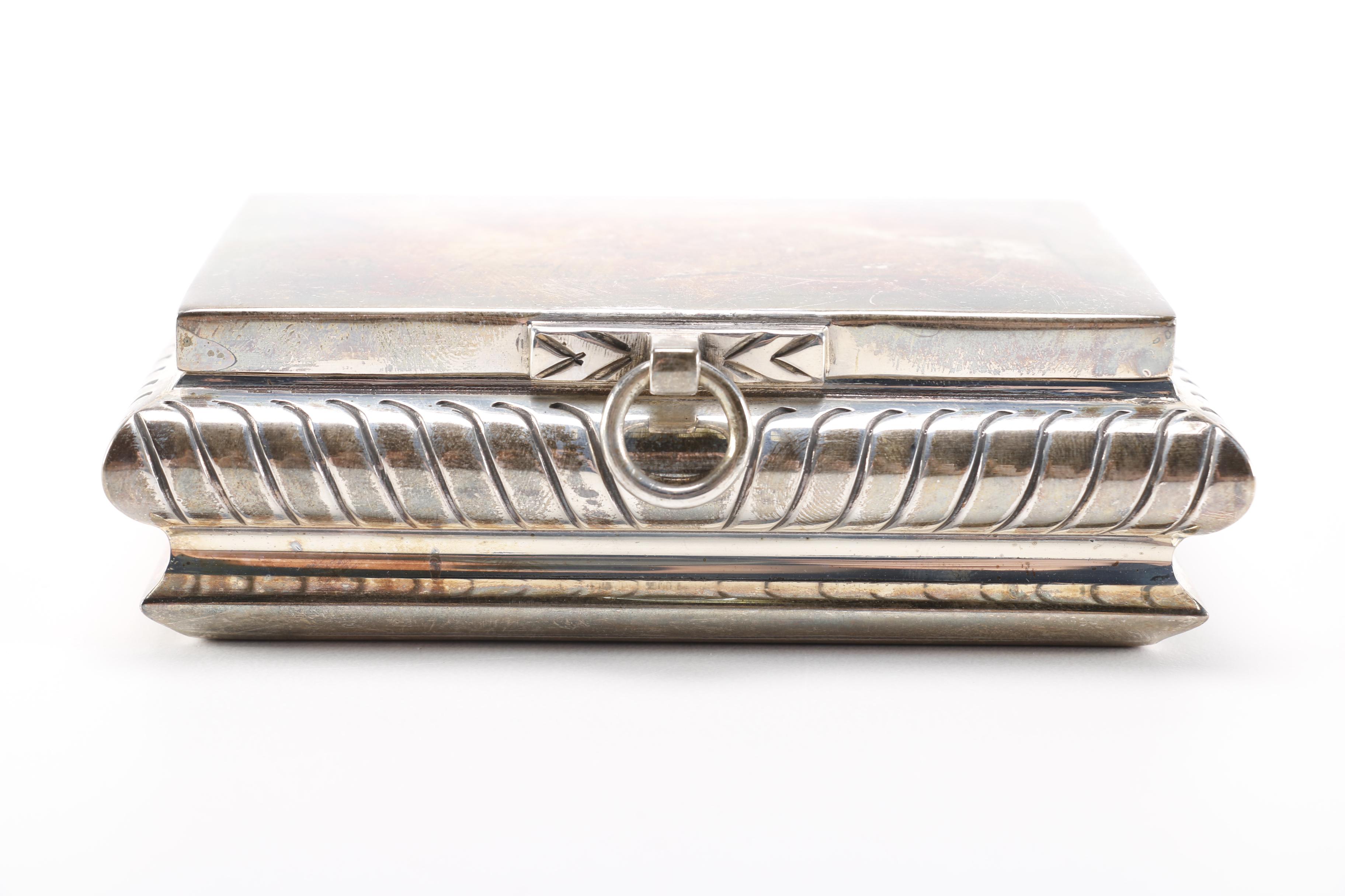 Villa Sterling Silver Lidded Box