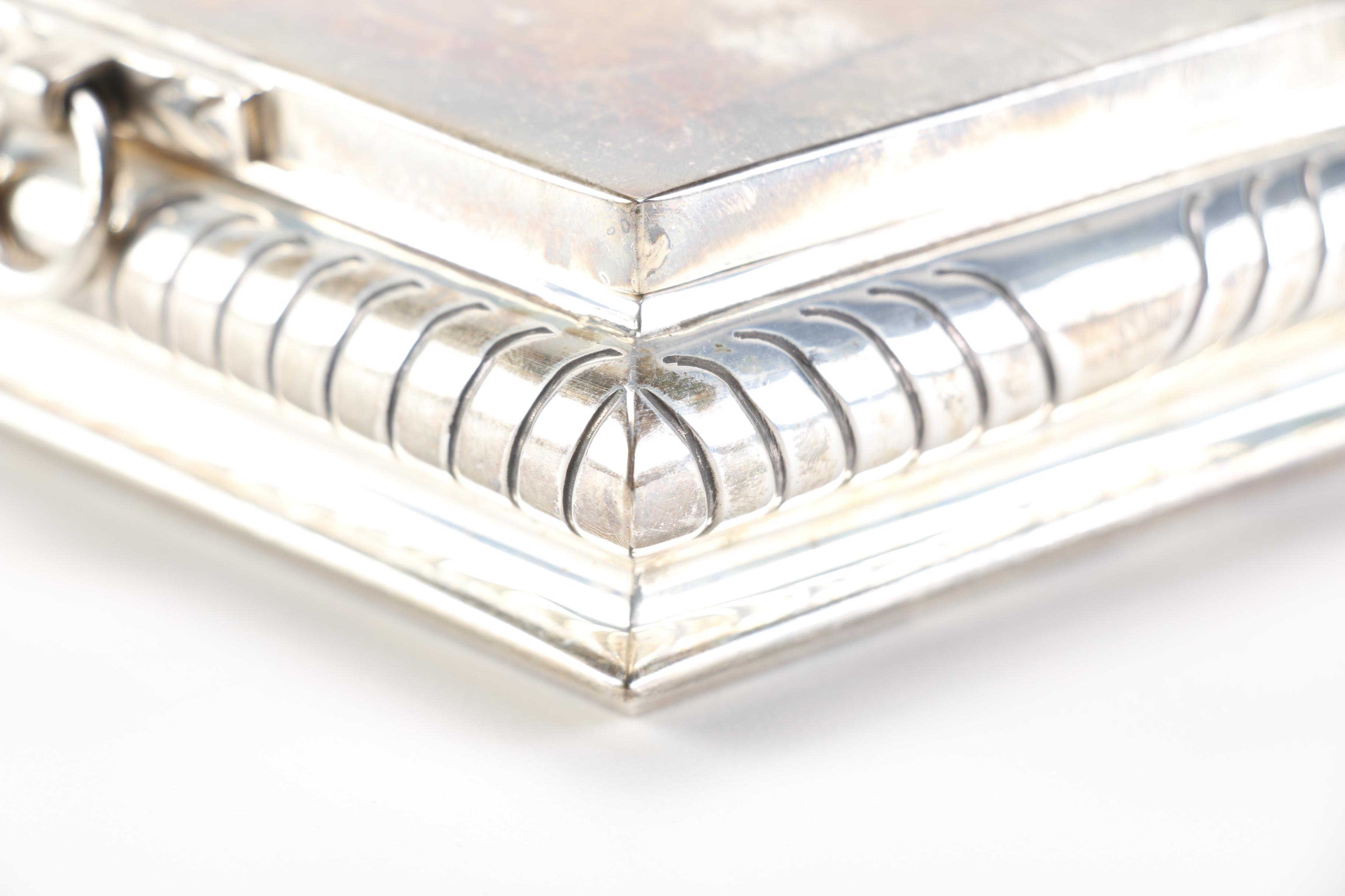 Villa Sterling Silver Lidded Box