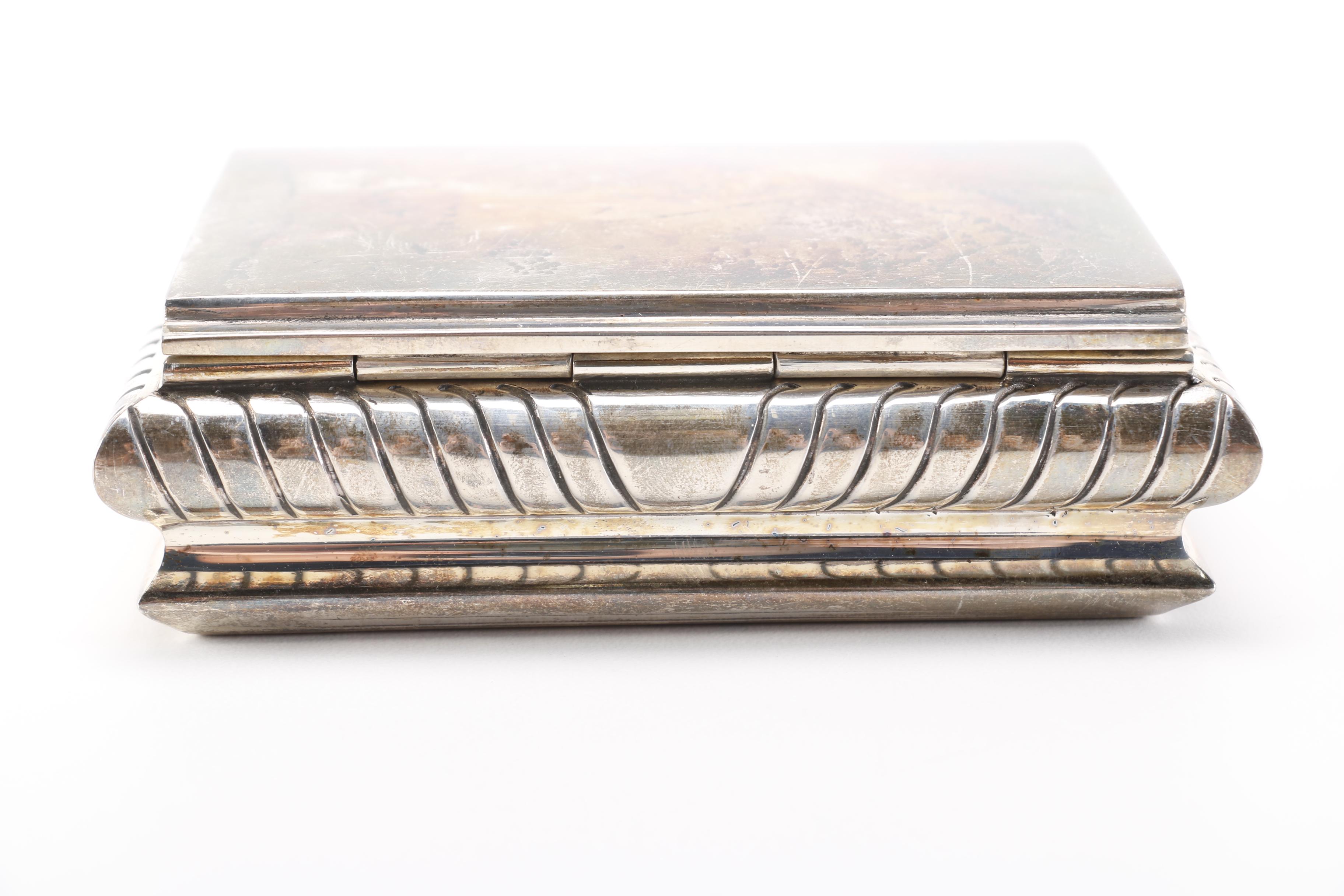 Villa Sterling Silver Lidded Box