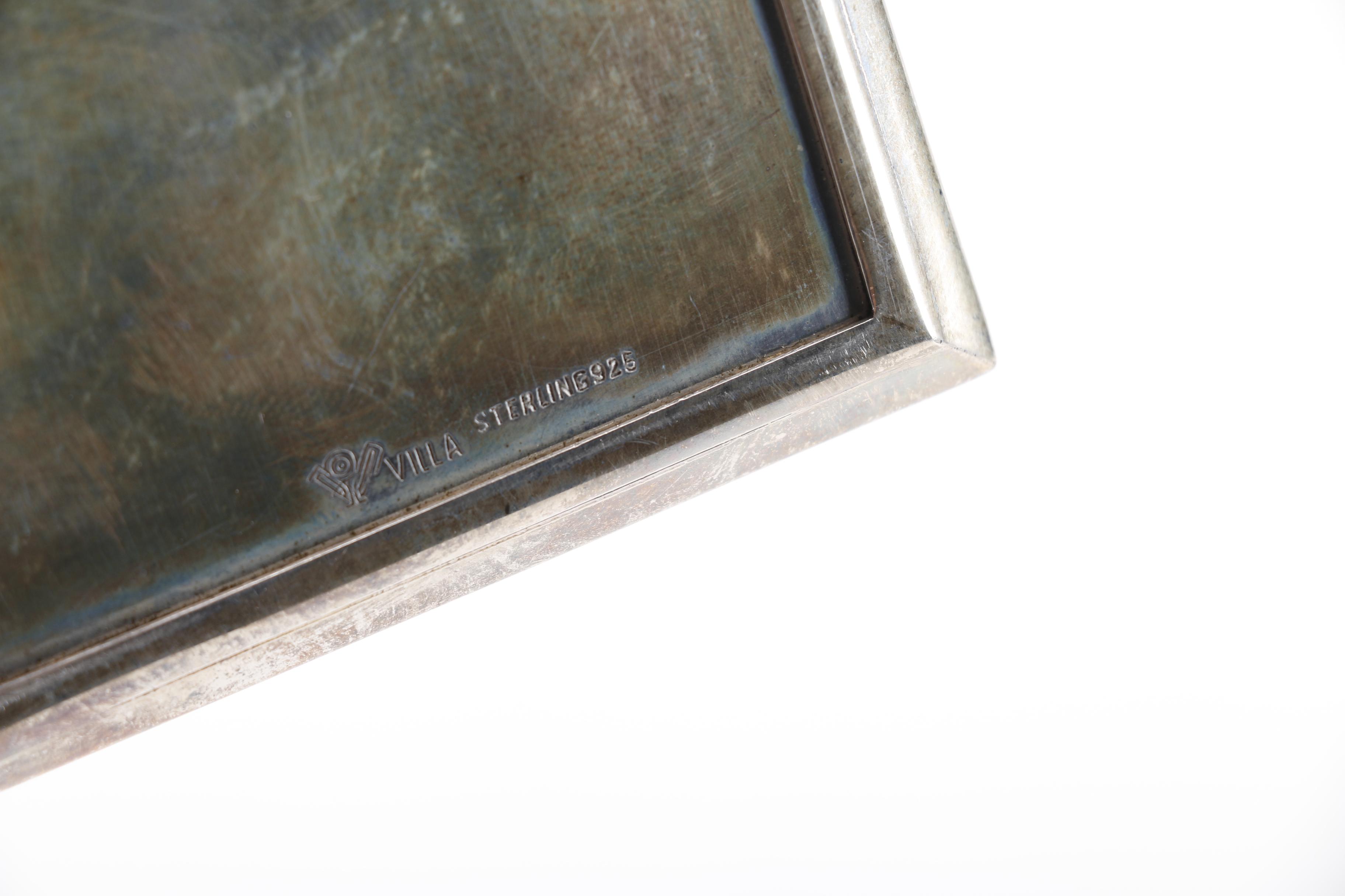 Villa Sterling Silver Lidded Box