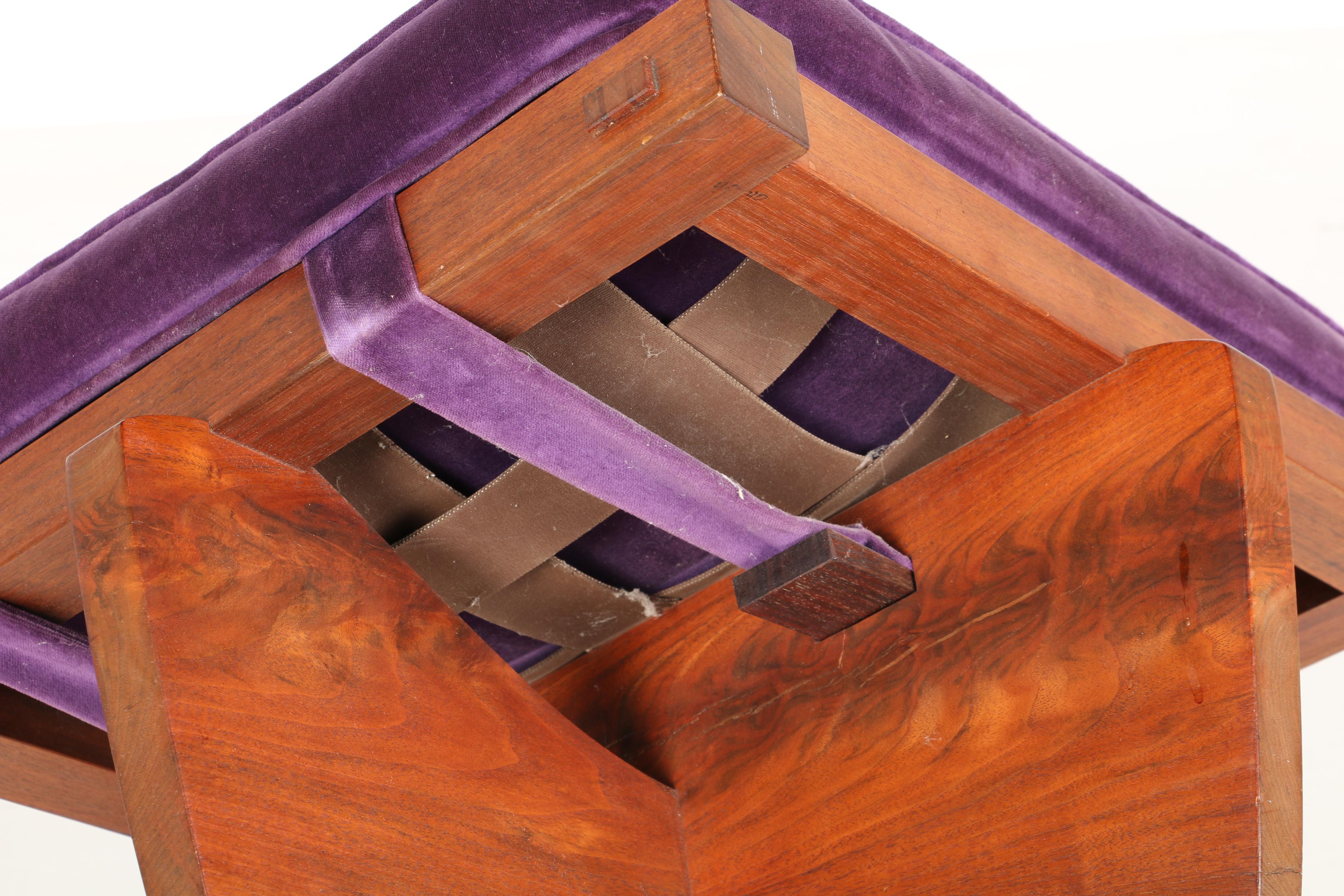 Vintage George Nakashima Ottoman With Provenance