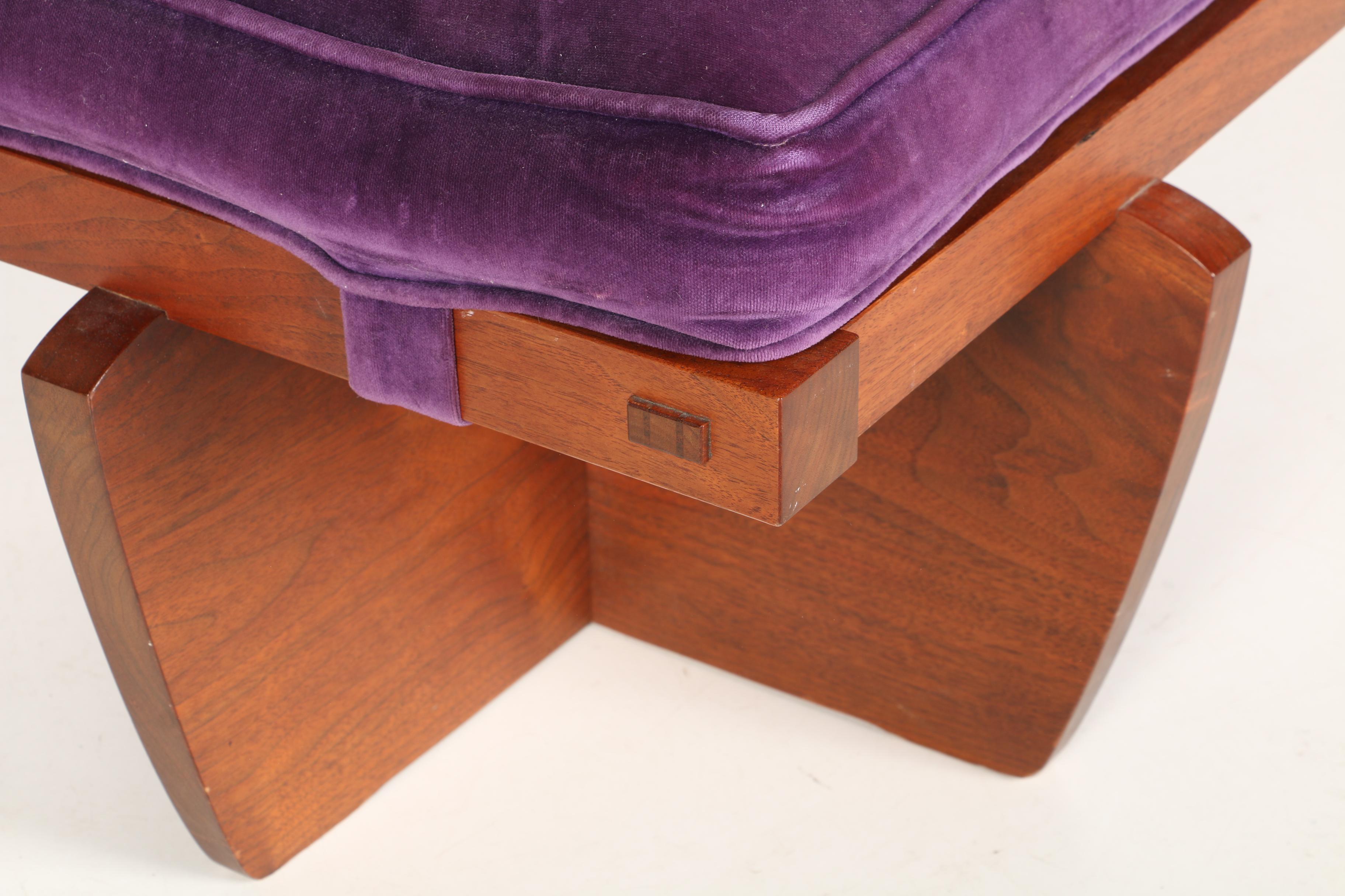 Vintage George Nakashima Ottoman With Provenance