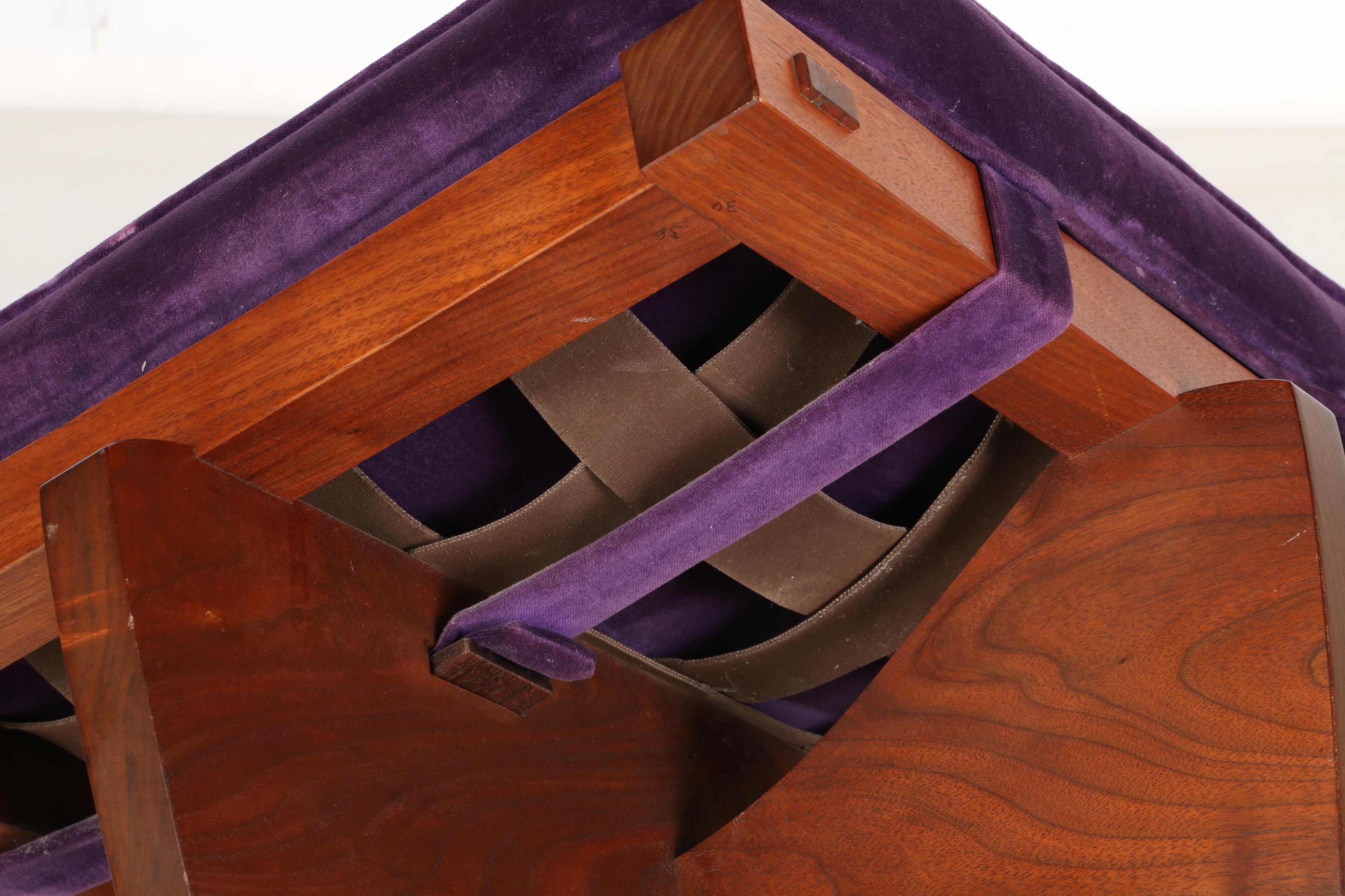 Vintage George Nakashima Ottoman With Provenance